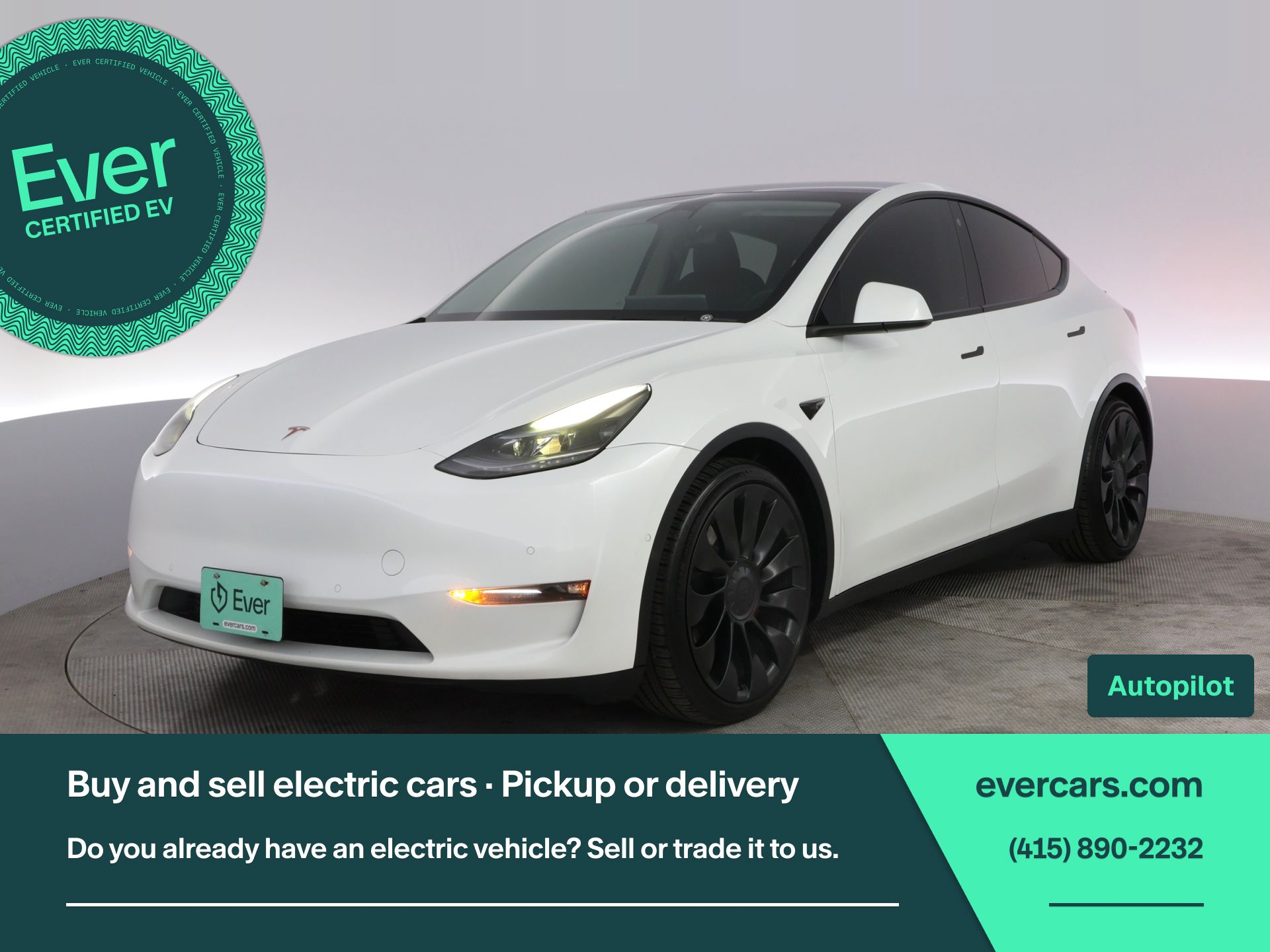 White 2022 Tesla Model Y Performance AWD SUV / Crossover All-Wheel Drive 1-Speed Automatic