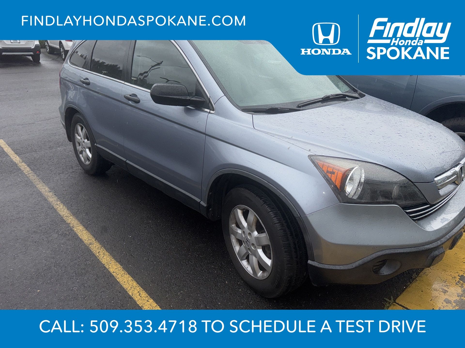 Blue 2008 Honda CR-V EX AWD SUV / Crossover All-Wheel Drive 5-Speed Automatic
