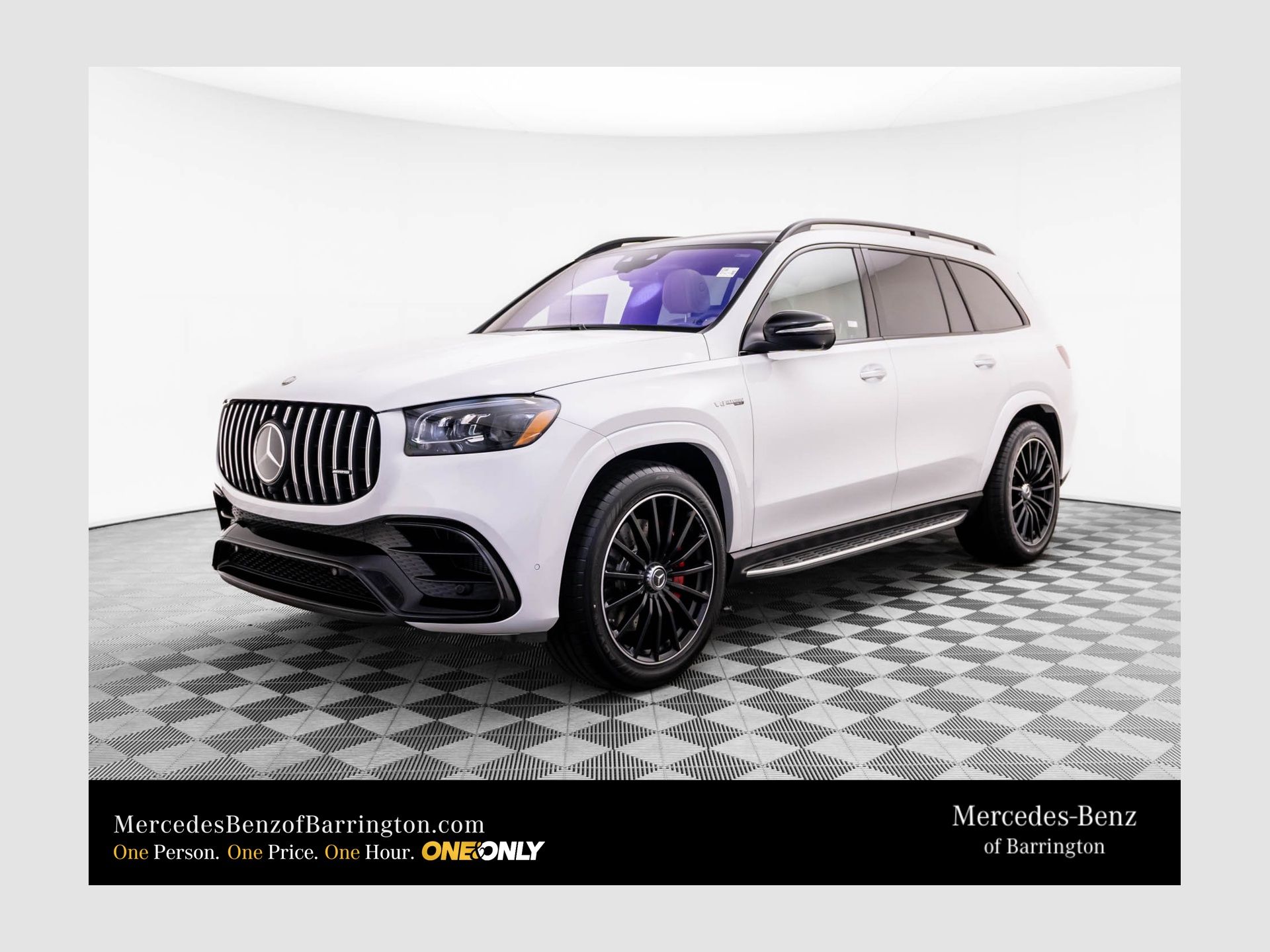 Moonlight White Metallic 2026 Mercedes-Benz GLS SUV / Crossover All-Wheel Drive 9-Speed Automatic