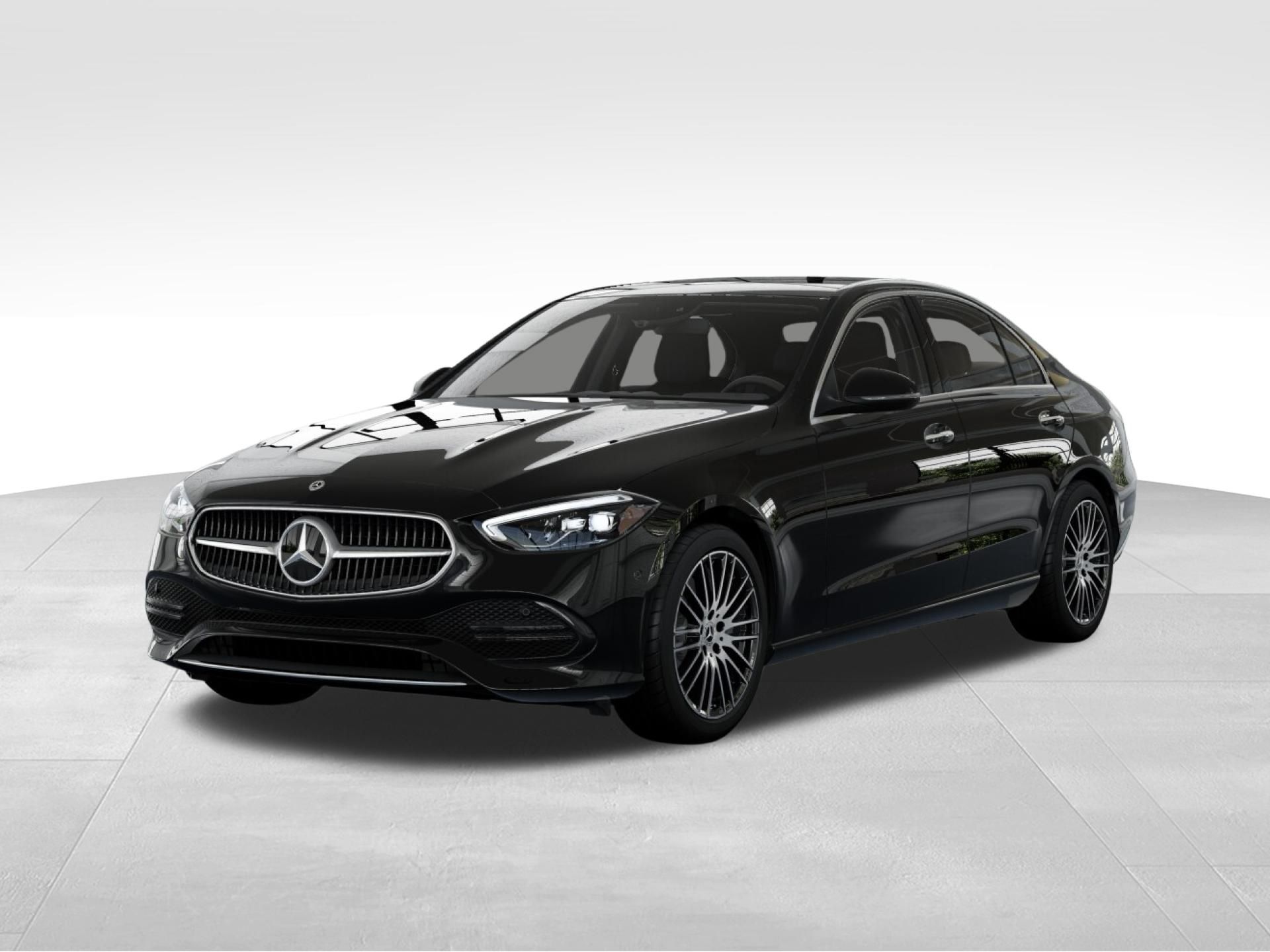 Black 2026 Mercedes-Benz C-Class Sedan All-Wheel Drive 9-Speed Automatic