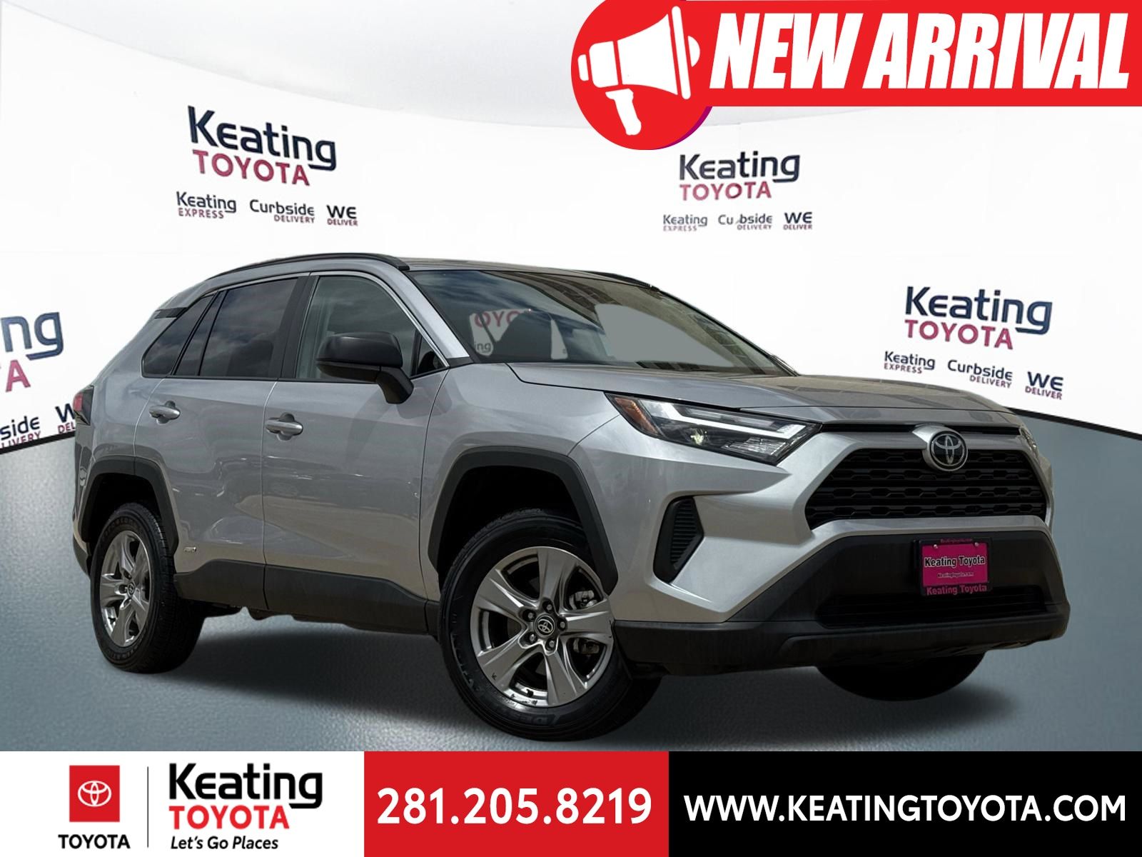 Silver Sky Metallic 2025 Toyota RAV4 Hybrid LE AWD SUV / Crossover All-Wheel Drive Continuously Variable Transmission