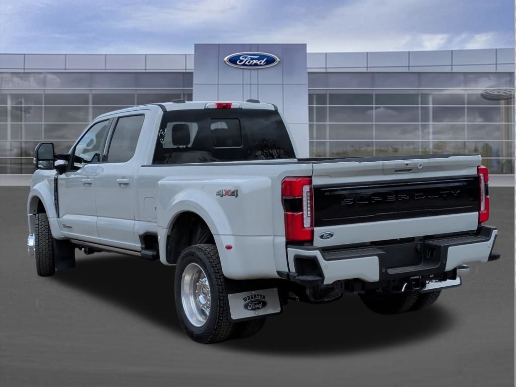 2026 Ford F-450SD Platinum White at Wharton Ford