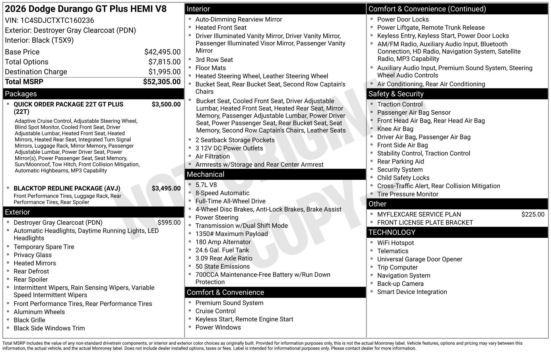 2026 DODGE DURANGO - Image 1