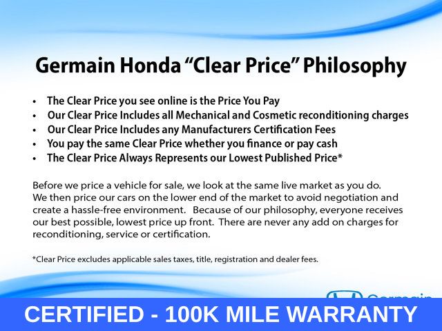Certified Used 2026 Platinum White Pearl Honda EX-L image 2