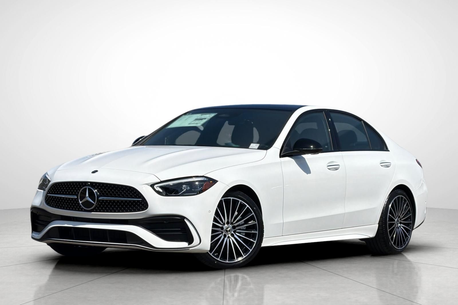Polar White 2026 Mercedes-Benz C-Class Sedan Rear-Wheel Drive 9-Speed Automatic