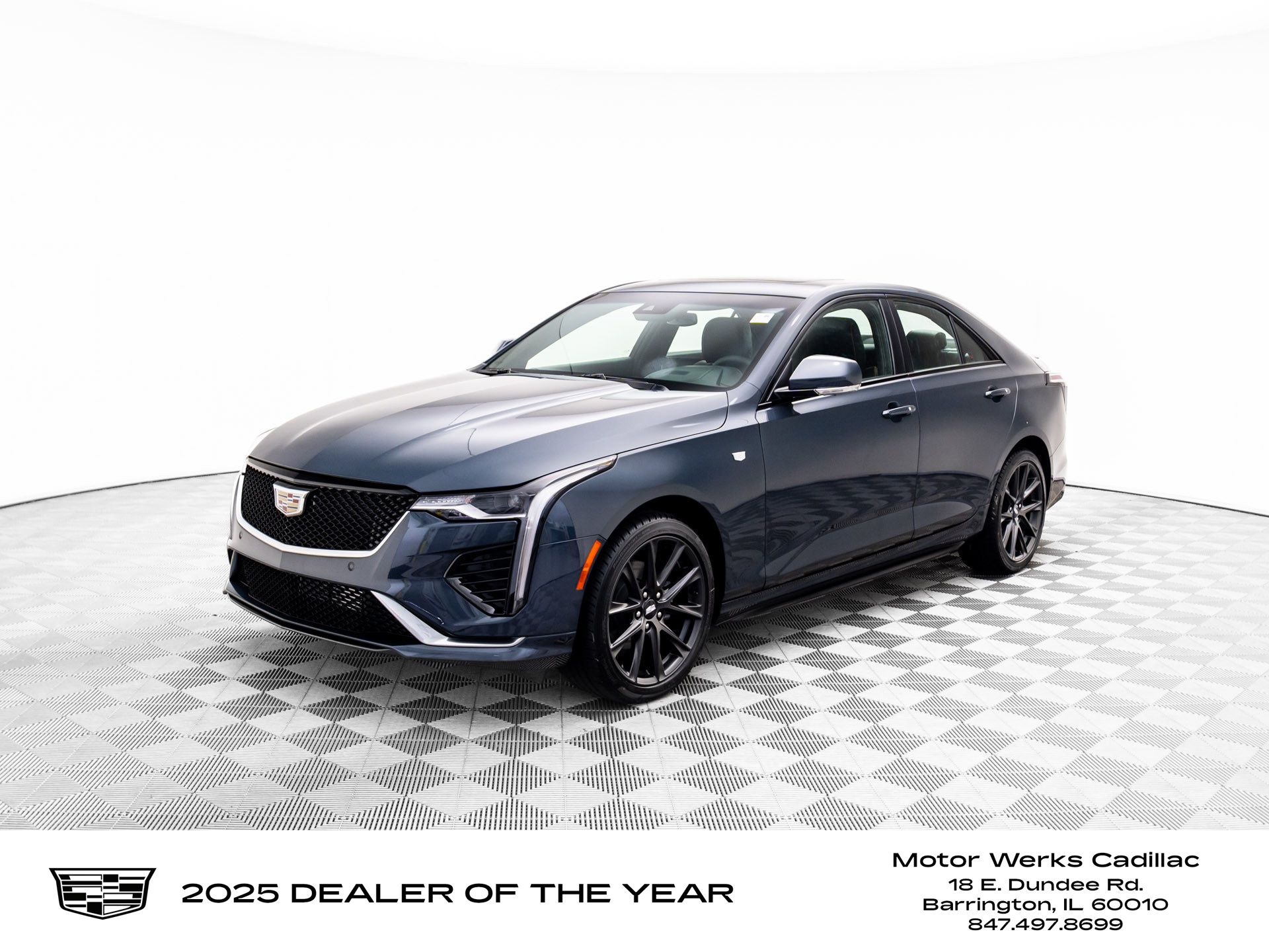 Deep Space Metallic 2026 Cadillac CT4 Sport AWD Sedan All-Wheel Drive 8-Speed Automatic