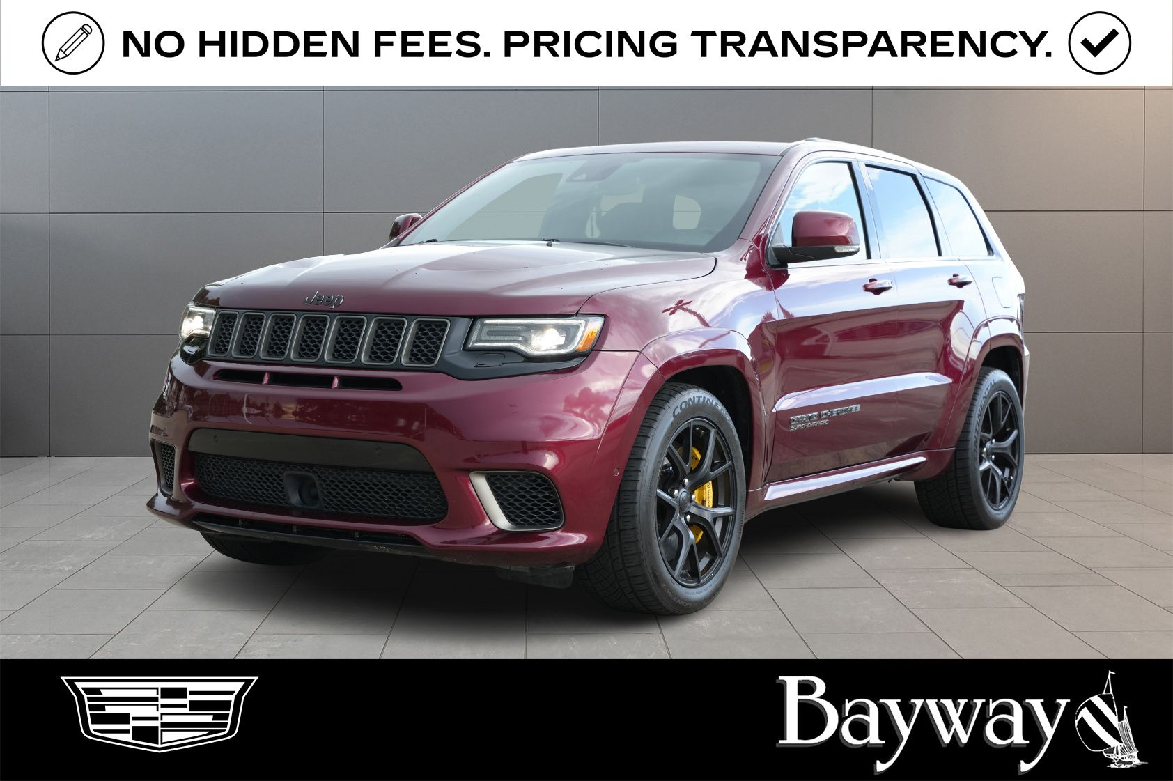 2019 Jeep Grand Cherokee Trackhawk Red at Joe Myers Mazda Kia