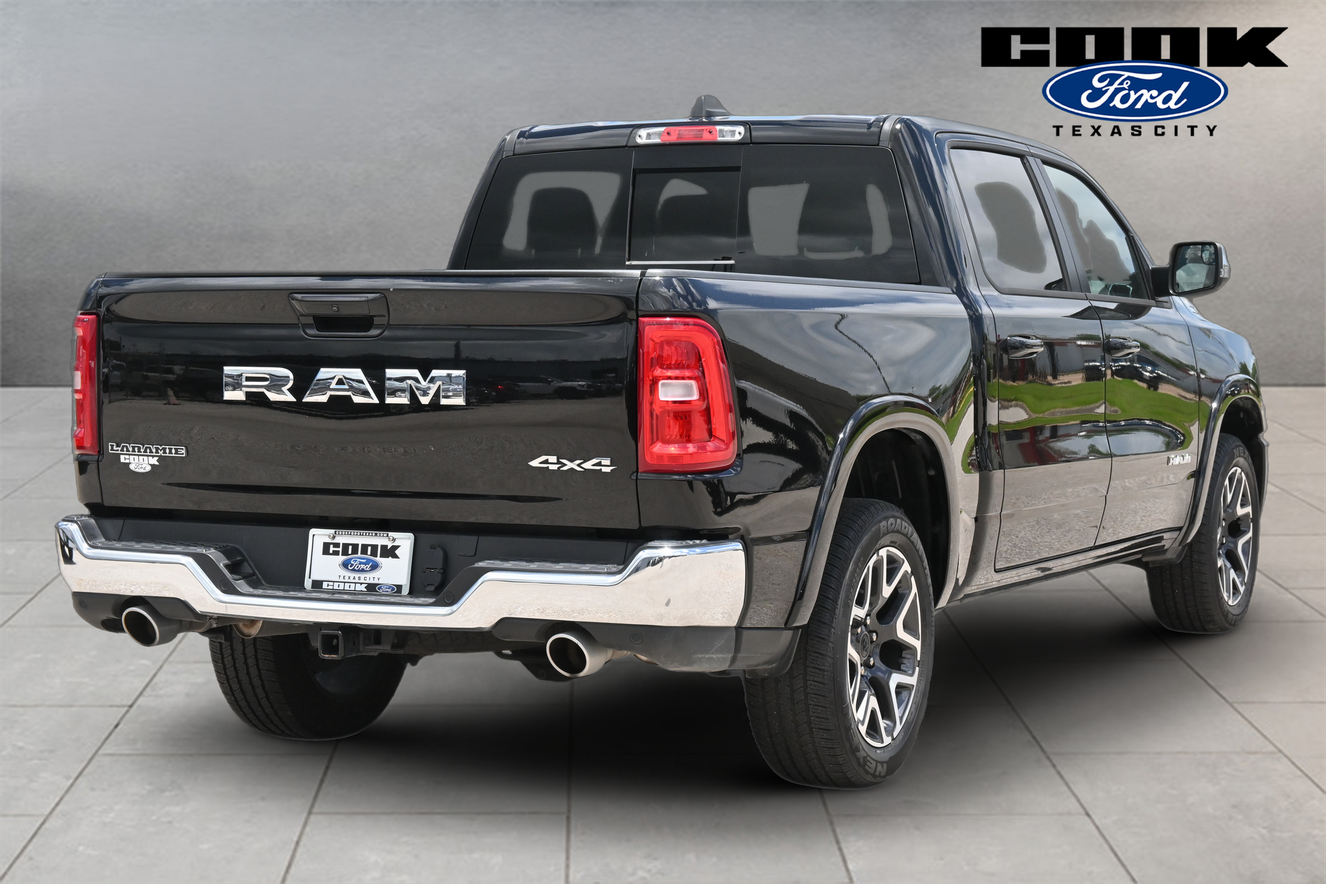 2026 Ram 1500 Laramie Black at Texan Dodge Chrysler Jeep Ram