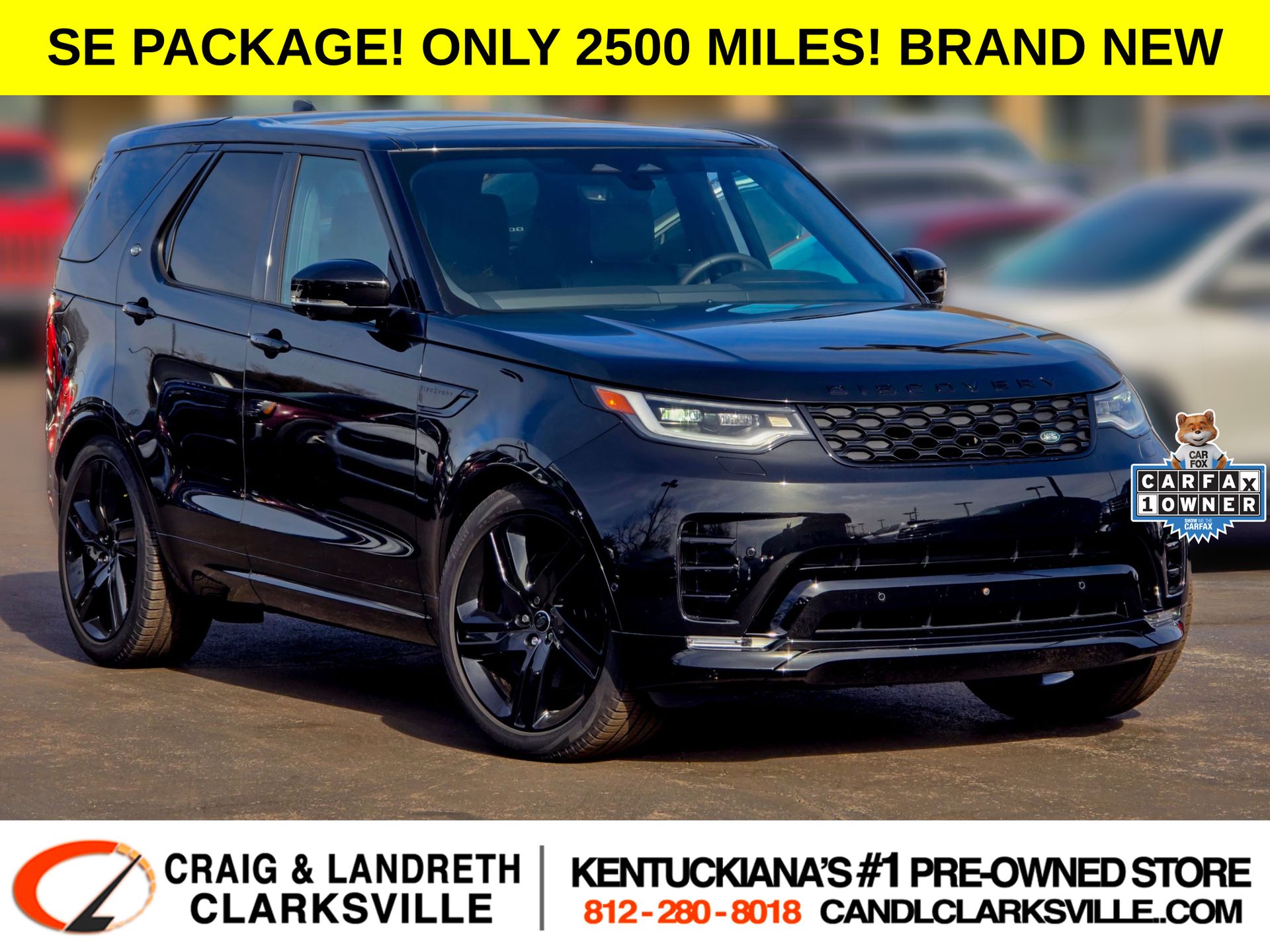 Santorini Black Metallic 2025 Land Rover Discovery SUV / Crossover All-Wheel Drive 8-Speed Automatic