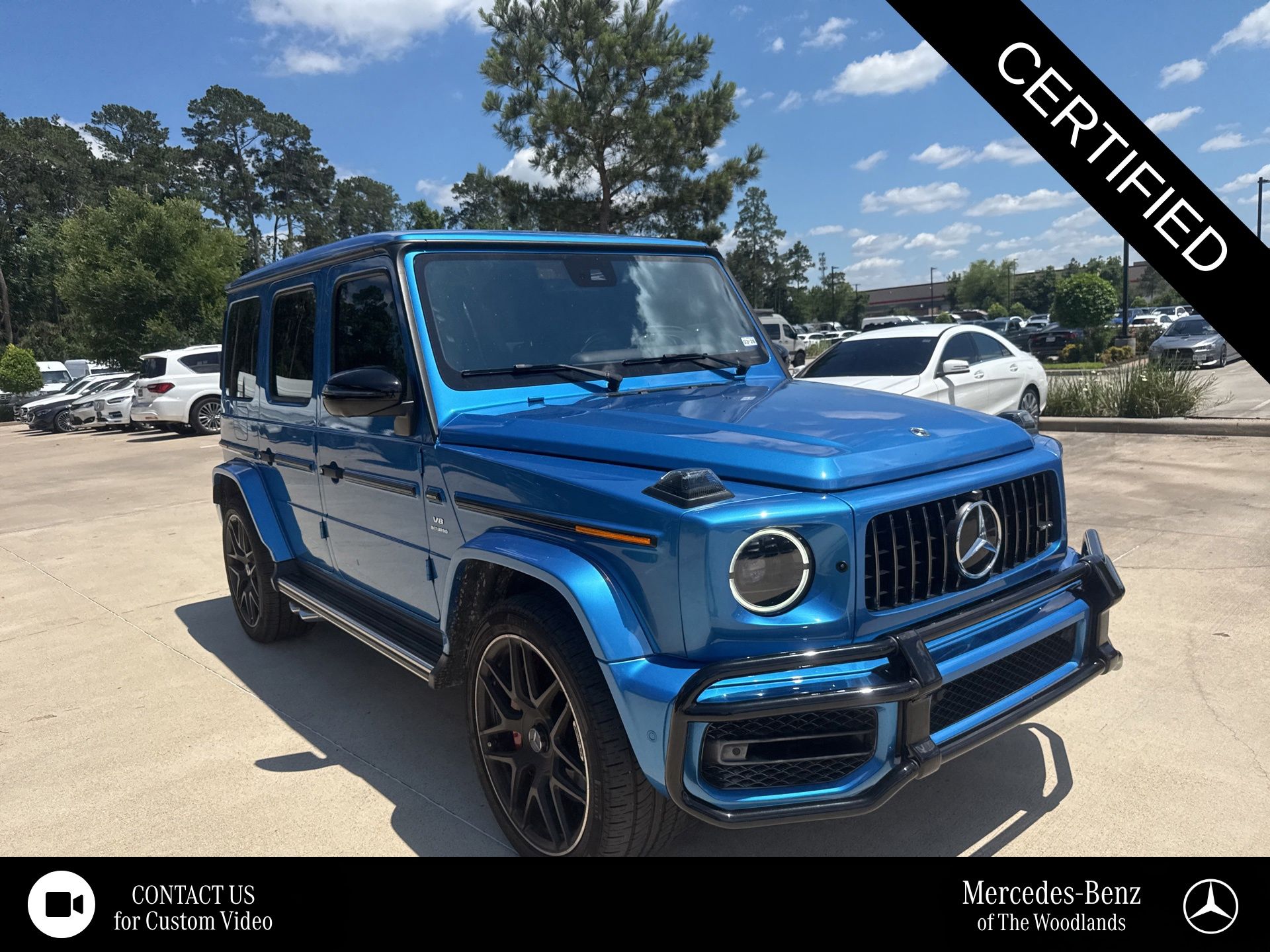 MANUFAKTUR South Sea Blue Metallic 2023 Mercedes-Benz G-Class AMG G 63 4MATIC SUV / Crossover All-Wheel Drive 9-Speed Automatic