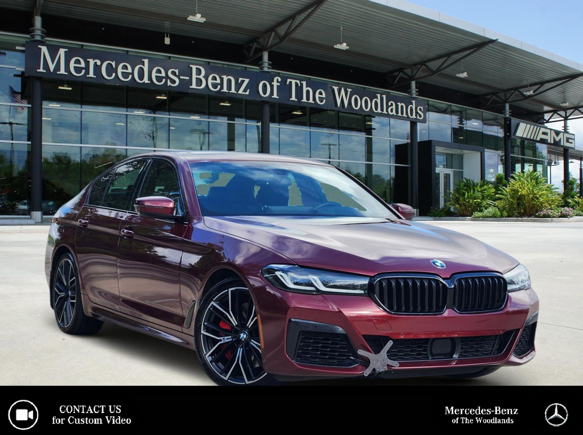 Aventurin Red Metallic 2023 BMW 5 Series Sedan All-Wheel Drive 8-Speed Automatic