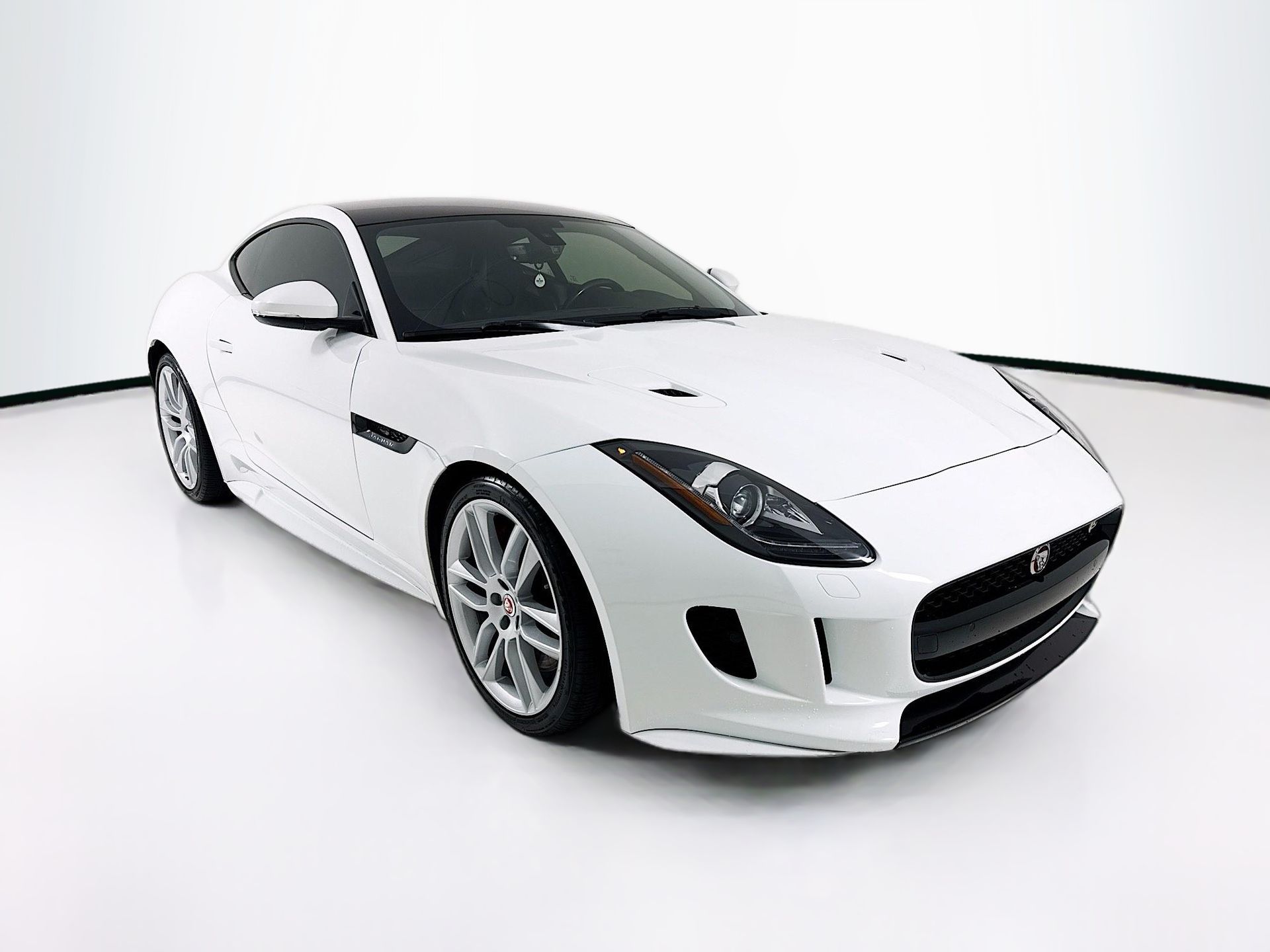 White 2016 Jaguar F-TYPE Coupe All-Wheel Drive 8-Speed Automatic