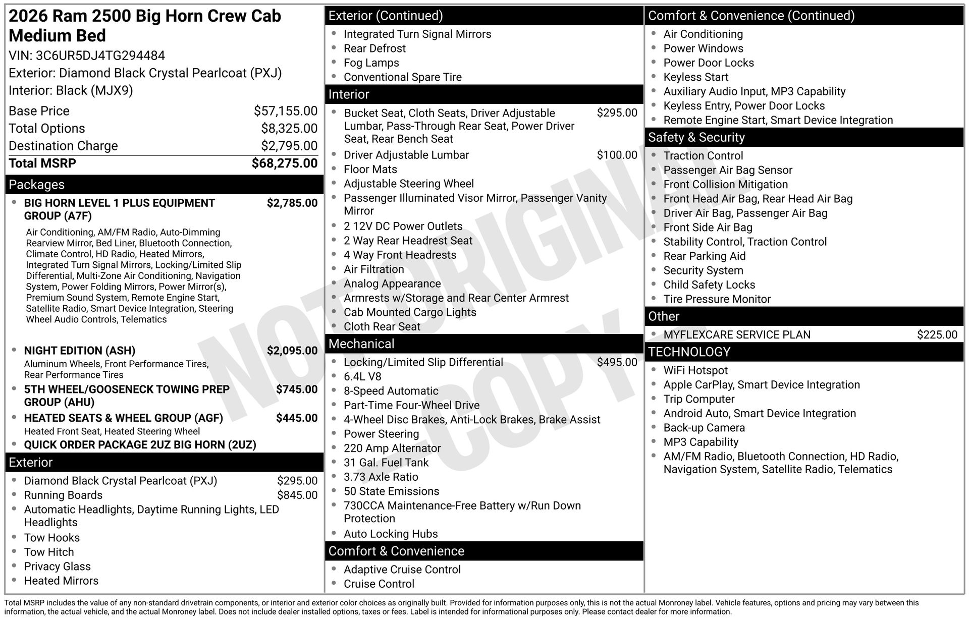 2026 RAM 2500 Big Horn