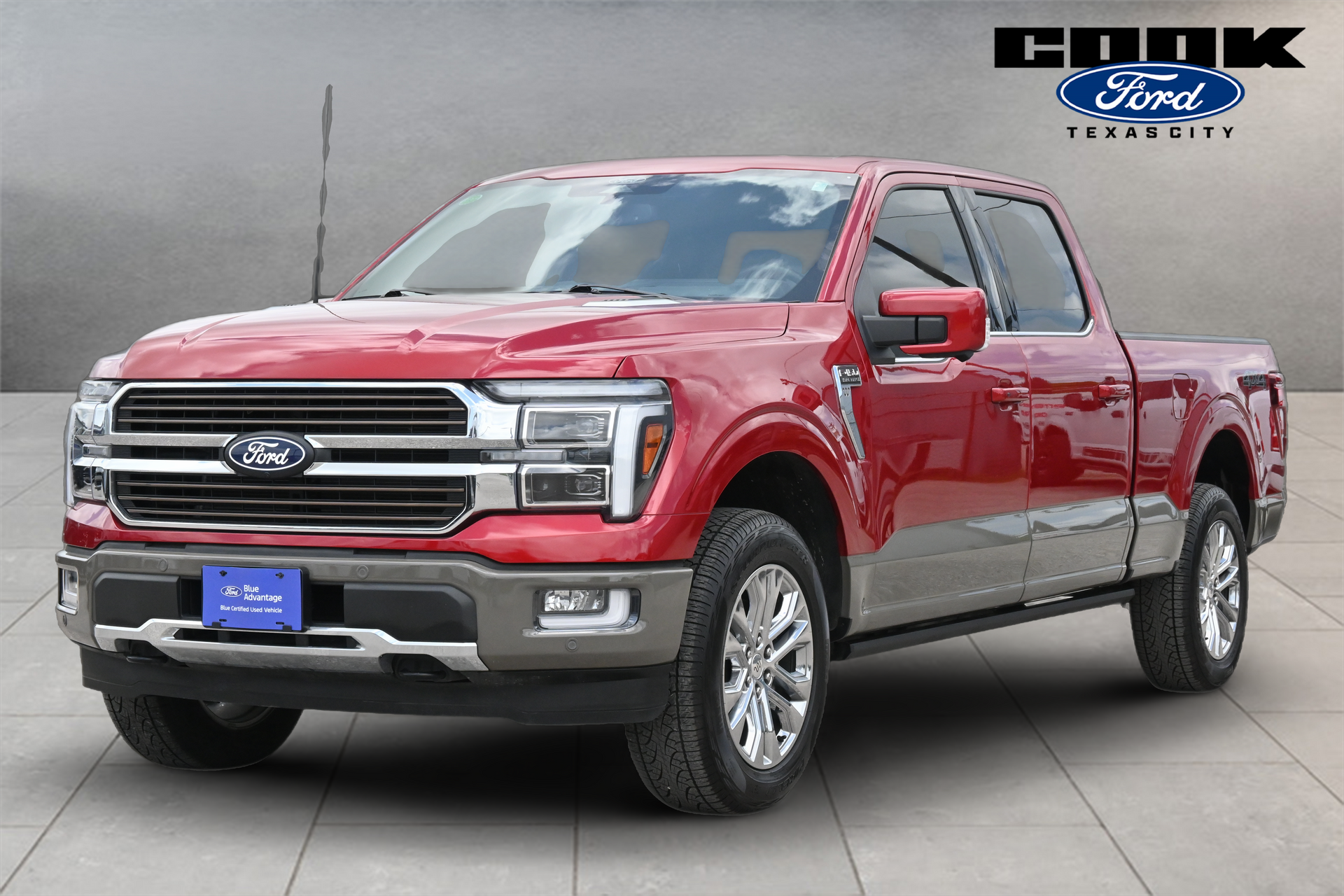 2025 Ford F-150 King Ranch Red at DeMontrond Gulf Freeway