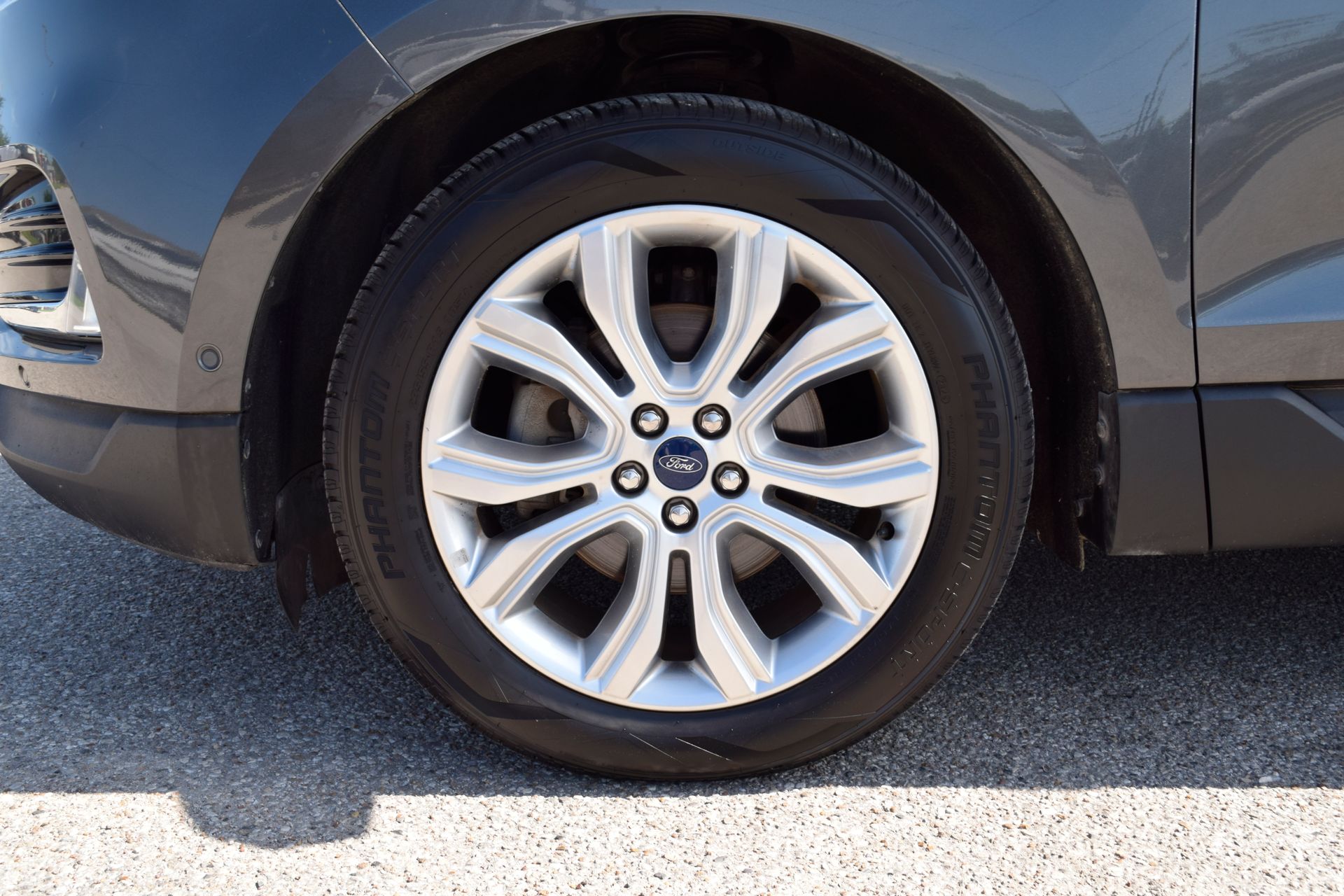2020 Ford Edge Titanium Gray at DeMontrond Mazda