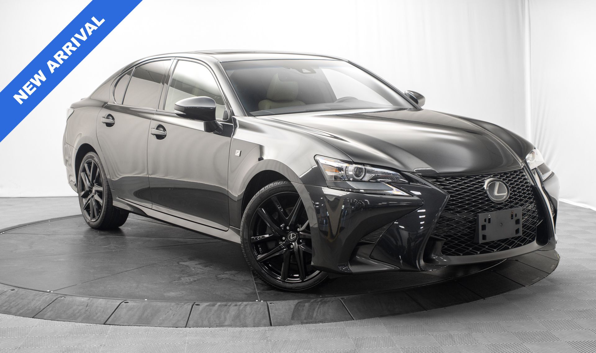 Black (Caviar) 2017 Lexus GS 350 F Sport AWD Sedan All-Wheel Drive 6-Speed Automatic