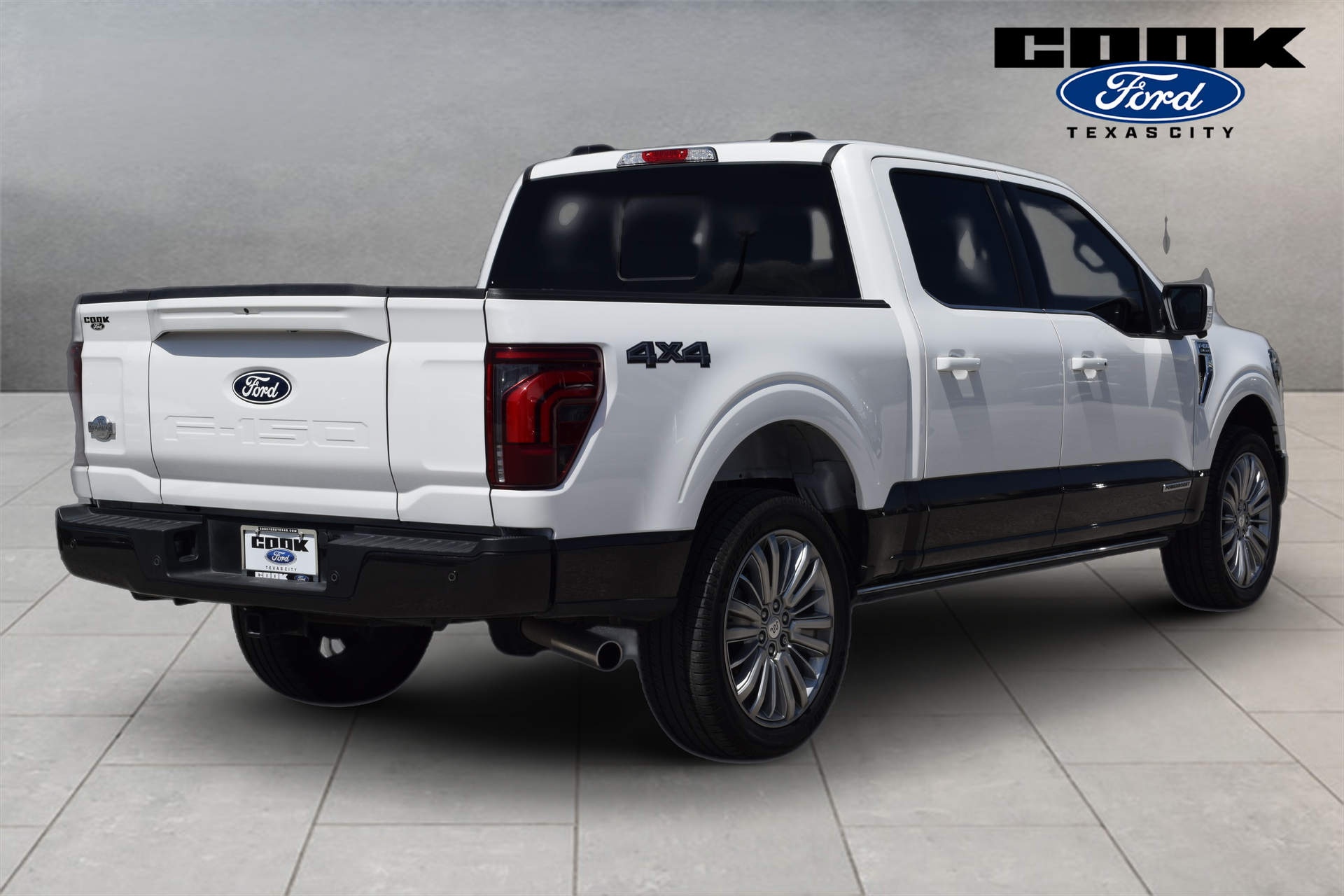 2024 Ford F-150 King Ranch White at DeMontrond Gulf Freeway