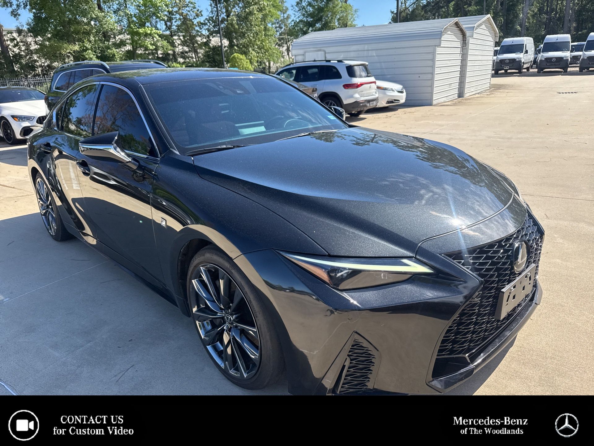 Black (Caviar) 2024 Lexus IS 350 F Sport RWD Sedan Rear-Wheel Drive 8-Speed Automatic