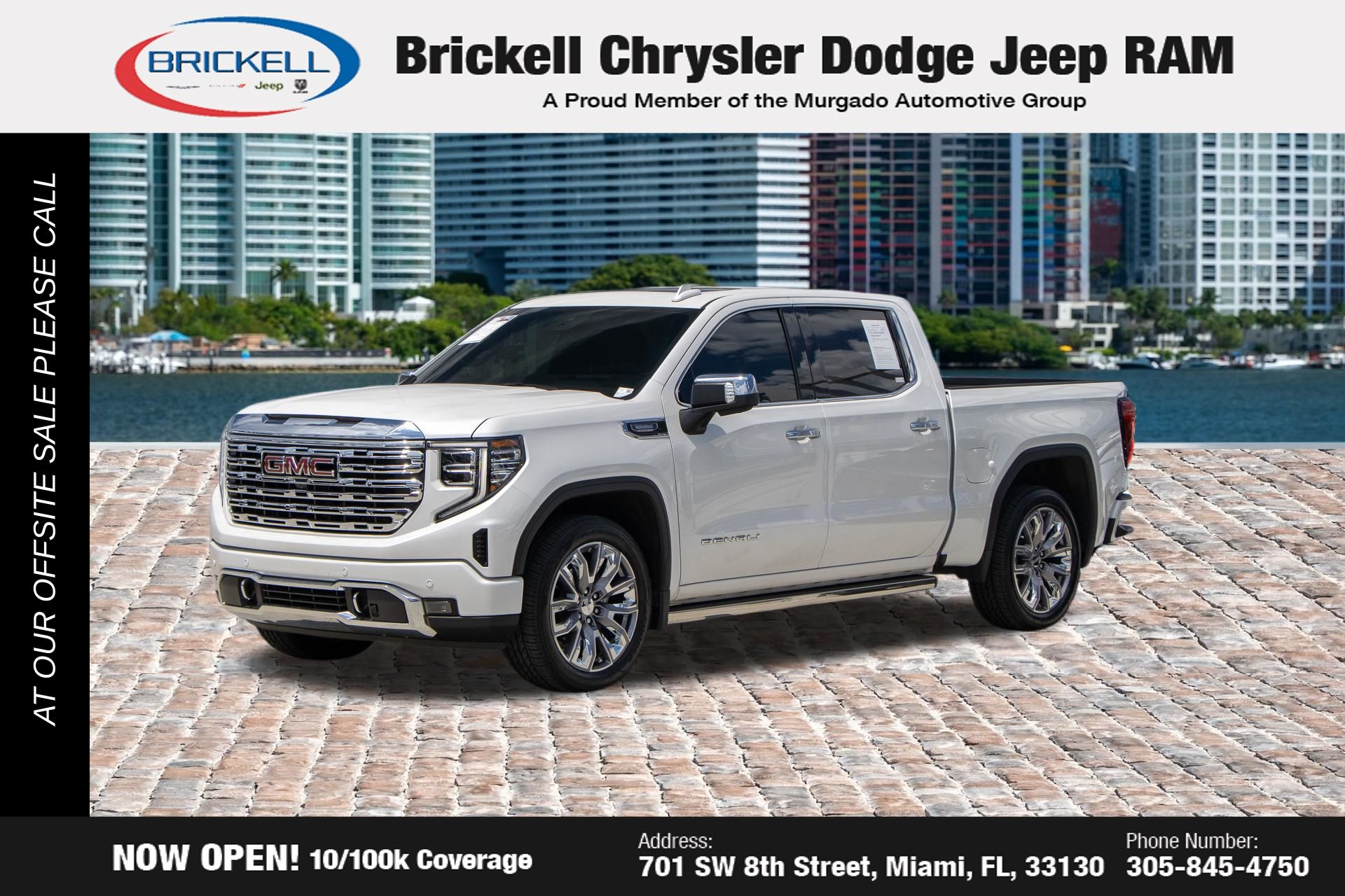 White Frost Tricoat 2023 GMC Sierra 1500 Pickup Truck Four-Wheel Drive Automatic
