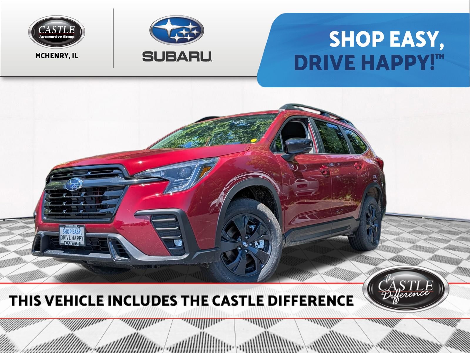 Crimson Red Pearl 2026 Subaru Ascent SUV / Crossover All-Wheel Drive Continuously Variable Transmission