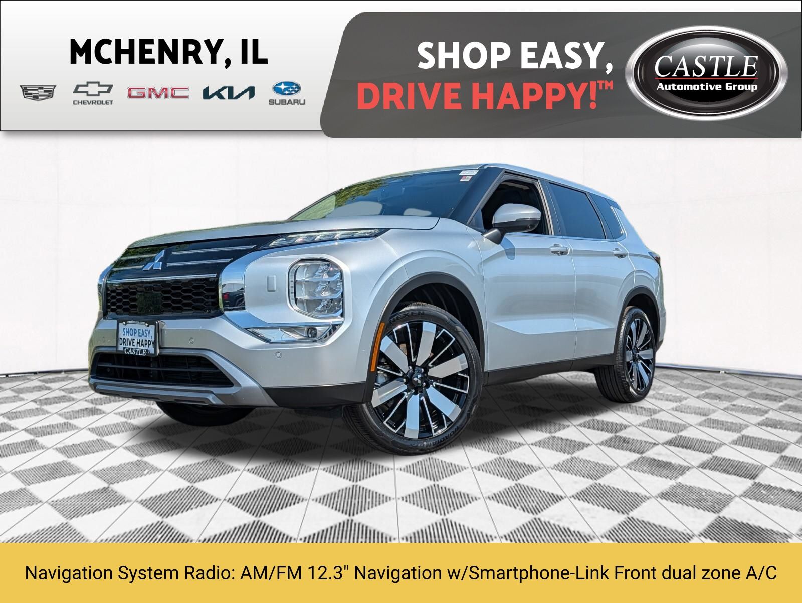Alloy Silver Metallic 2025 Mitsubishi Outlander SUV / Crossover Front-Wheel Drive Continuously Variable Transmission