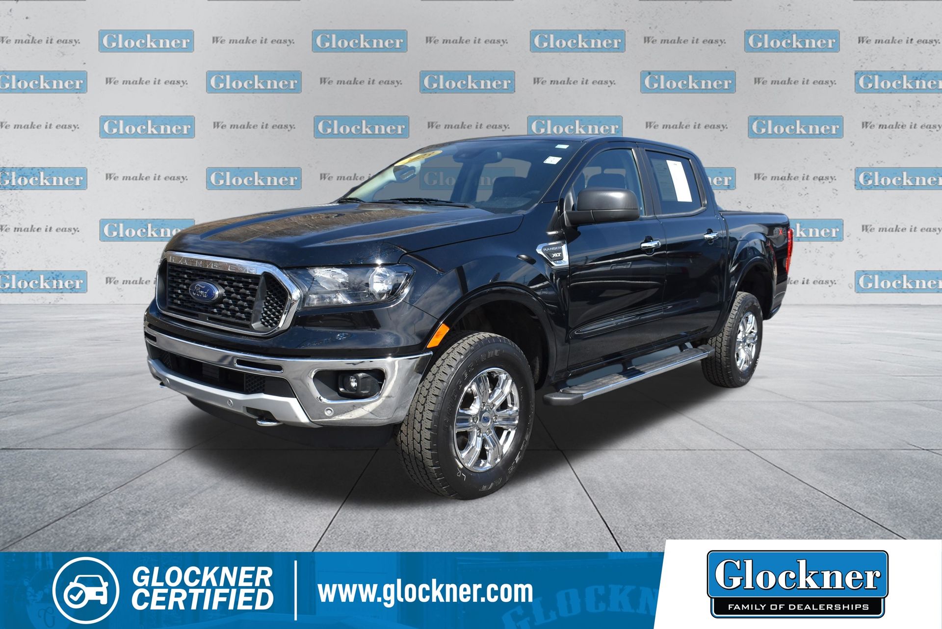 Shadow Black 2023 Ford Ranger Pickup Truck Four-Wheel Drive Automatic