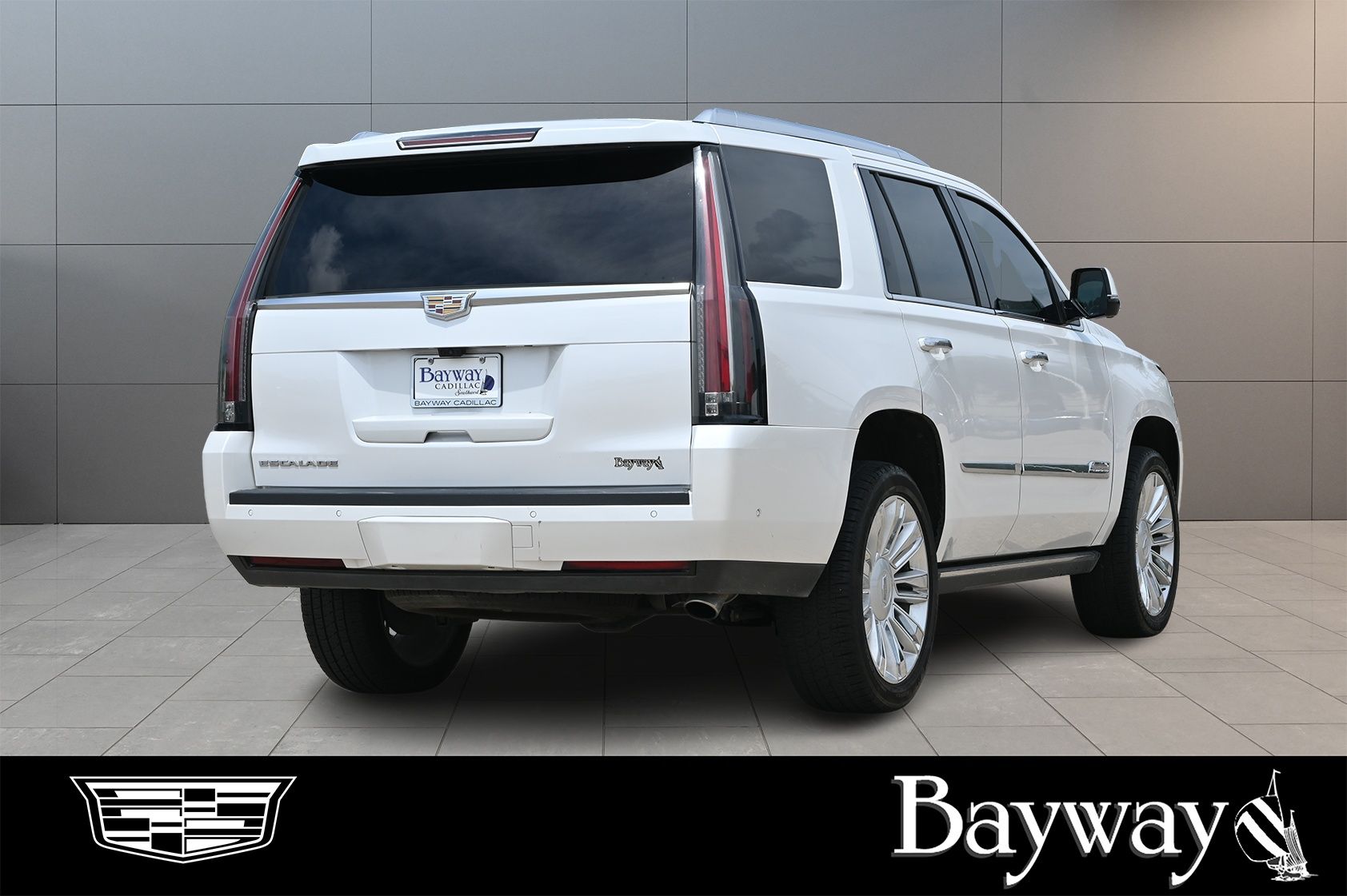 2017 Cadillac Escalade Platinum Edition White at Parkway Family Mazda