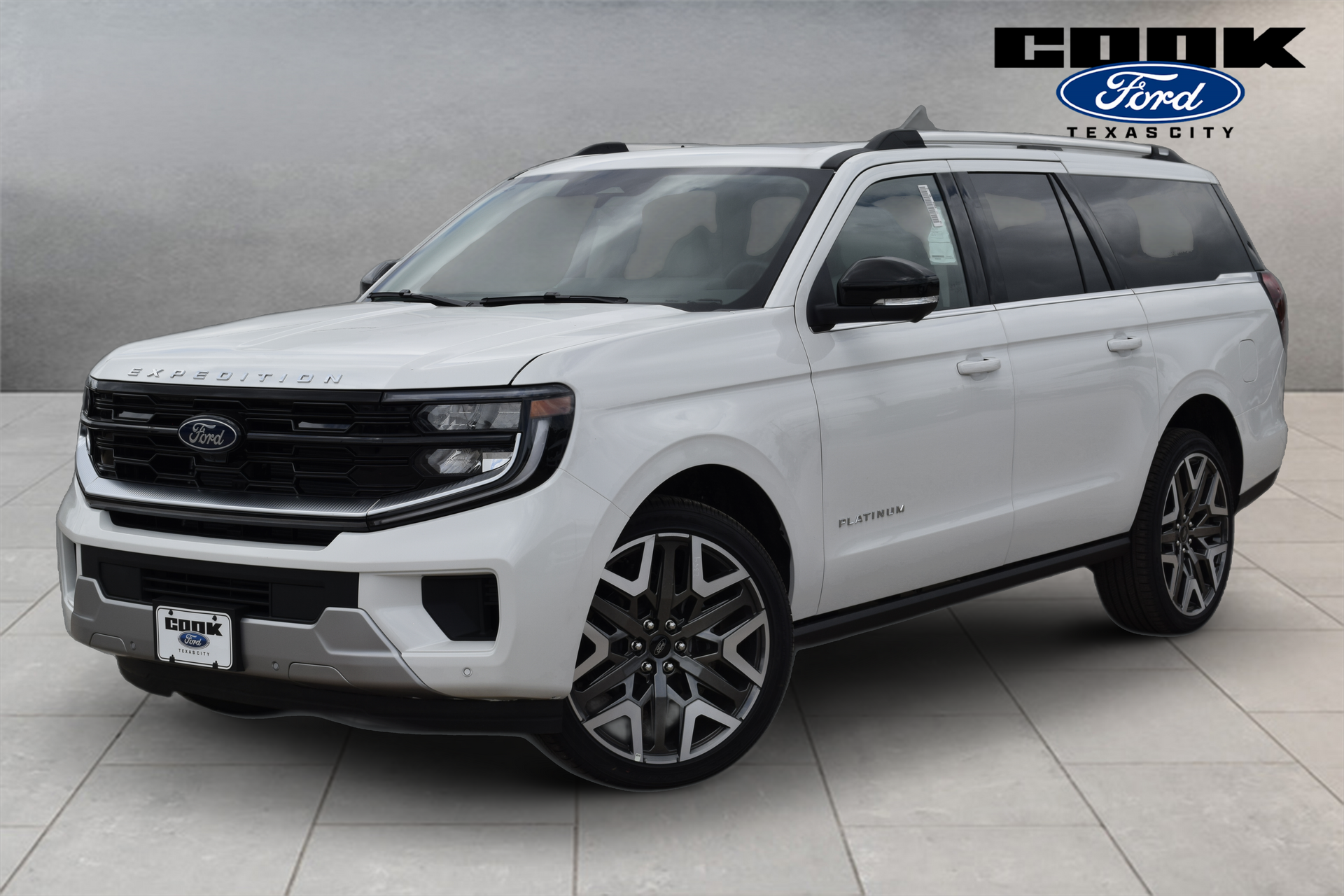 2026 Ford Expedition Max Platinum White at Wharton Ford