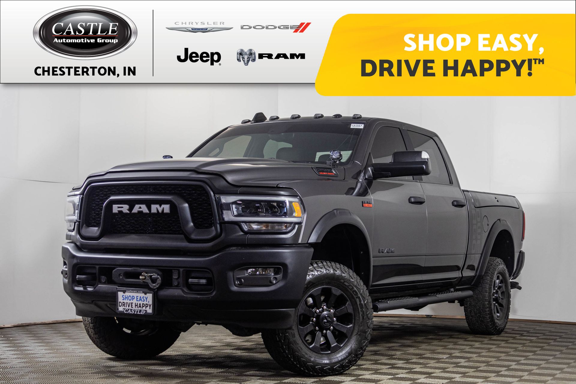 Gray (Granite Crystal Metallic Clearcoat) 2021 RAM 2500 Power Wagon Crew Cab 4WD Pickup Truck Four-Wheel Drive 8-Speed Automatic