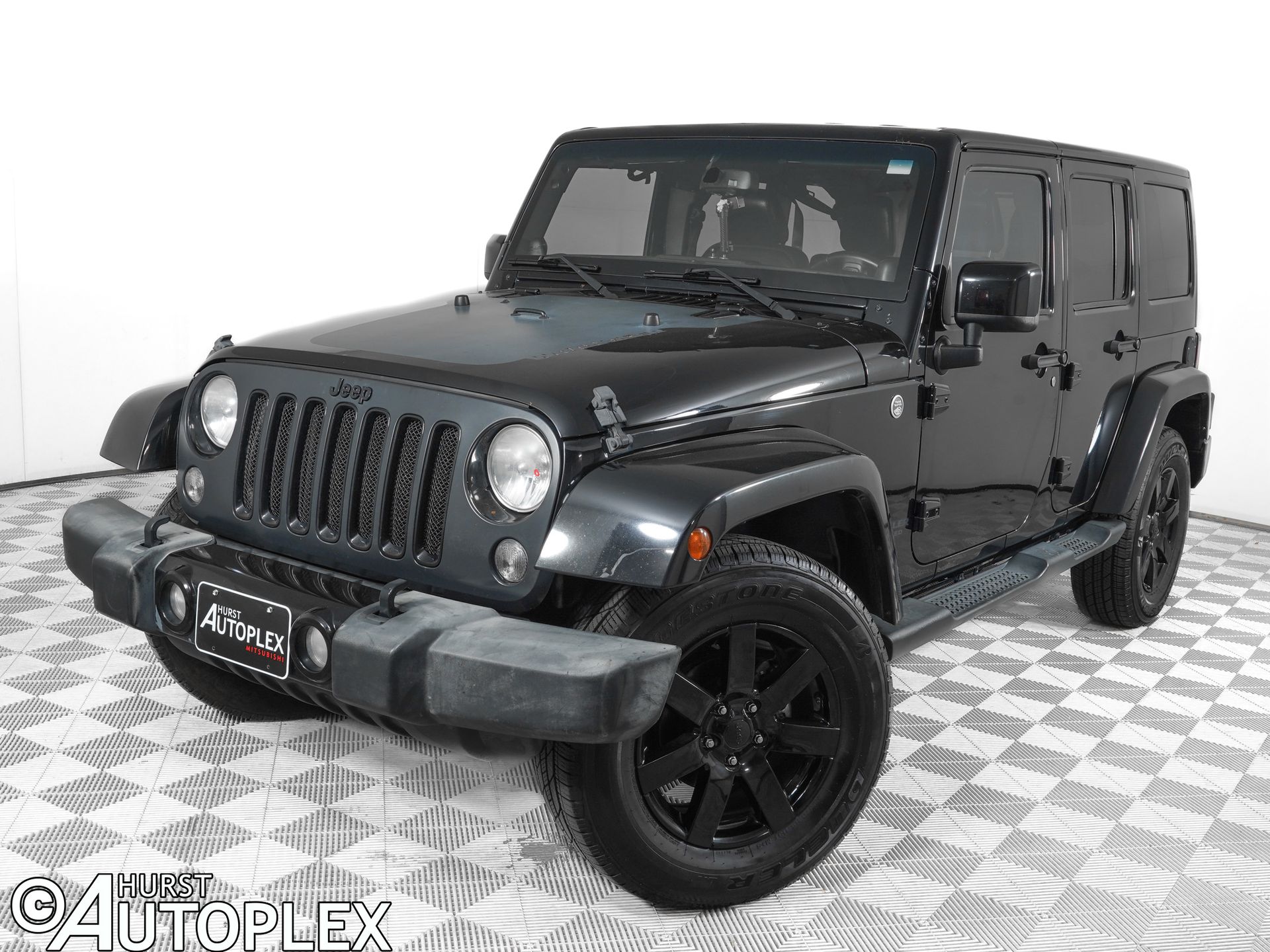 Black Clearcoat 2014 Jeep Wrangler Unlimited Altitude Edition 4WD SUV / Crossover Four-Wheel Drive 6-Speed Manual