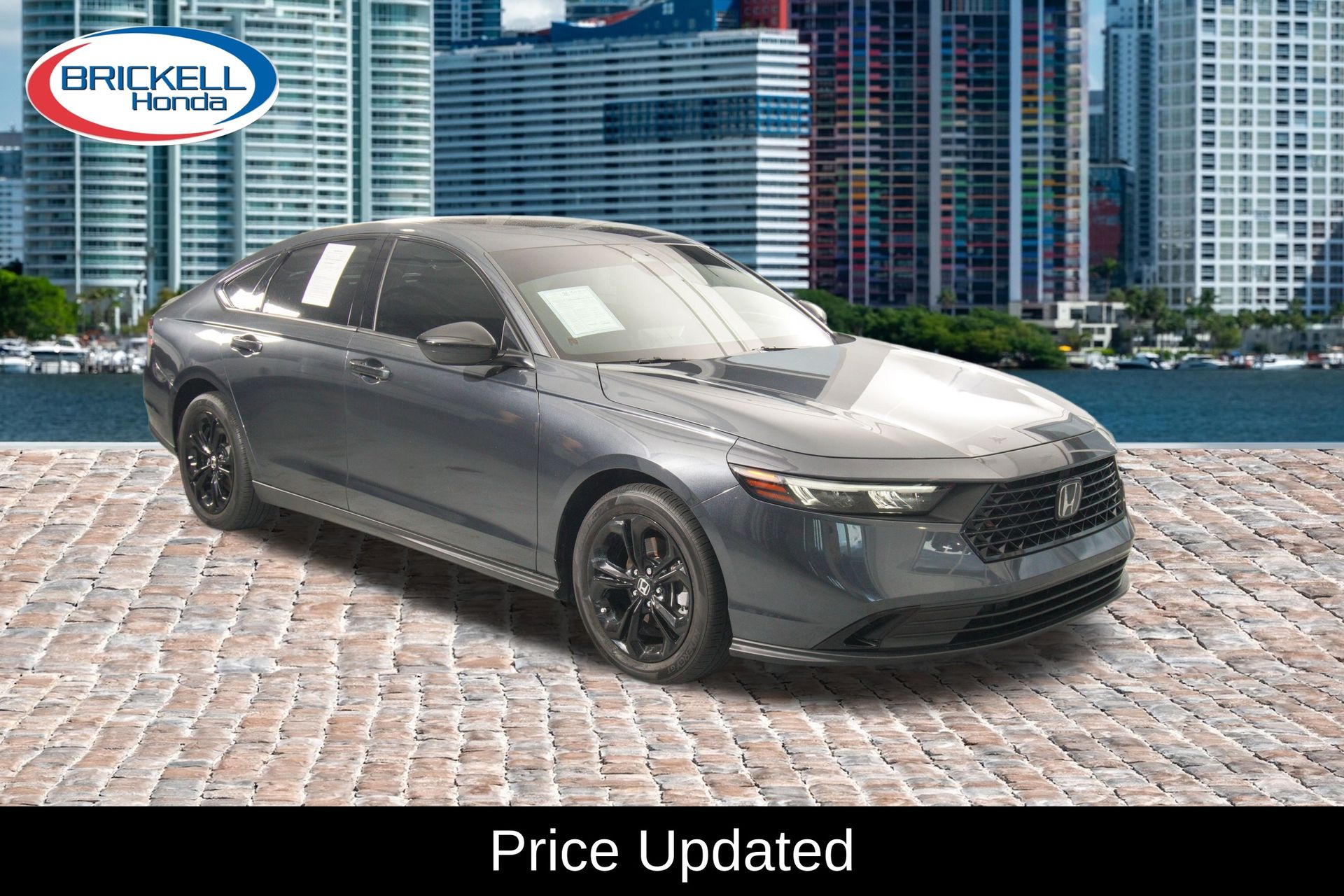Meteorite Gray Metallic 2025 Honda Accord Sedan Front-Wheel Drive Continuously Variable Transmission