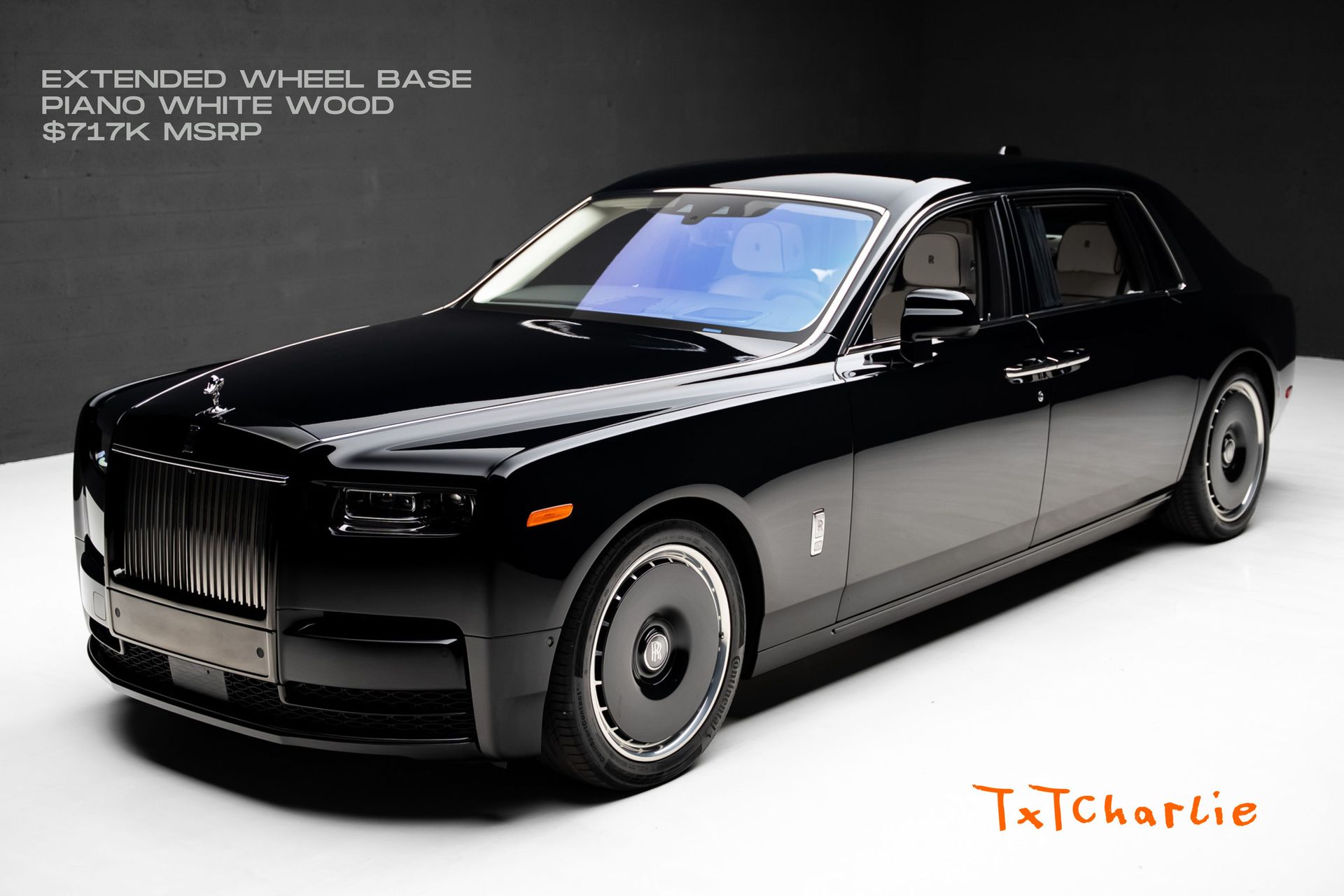 Black 2024 Rolls-Royce Phantom Sedan Rear-Wheel Drive 8-Speed Automatic