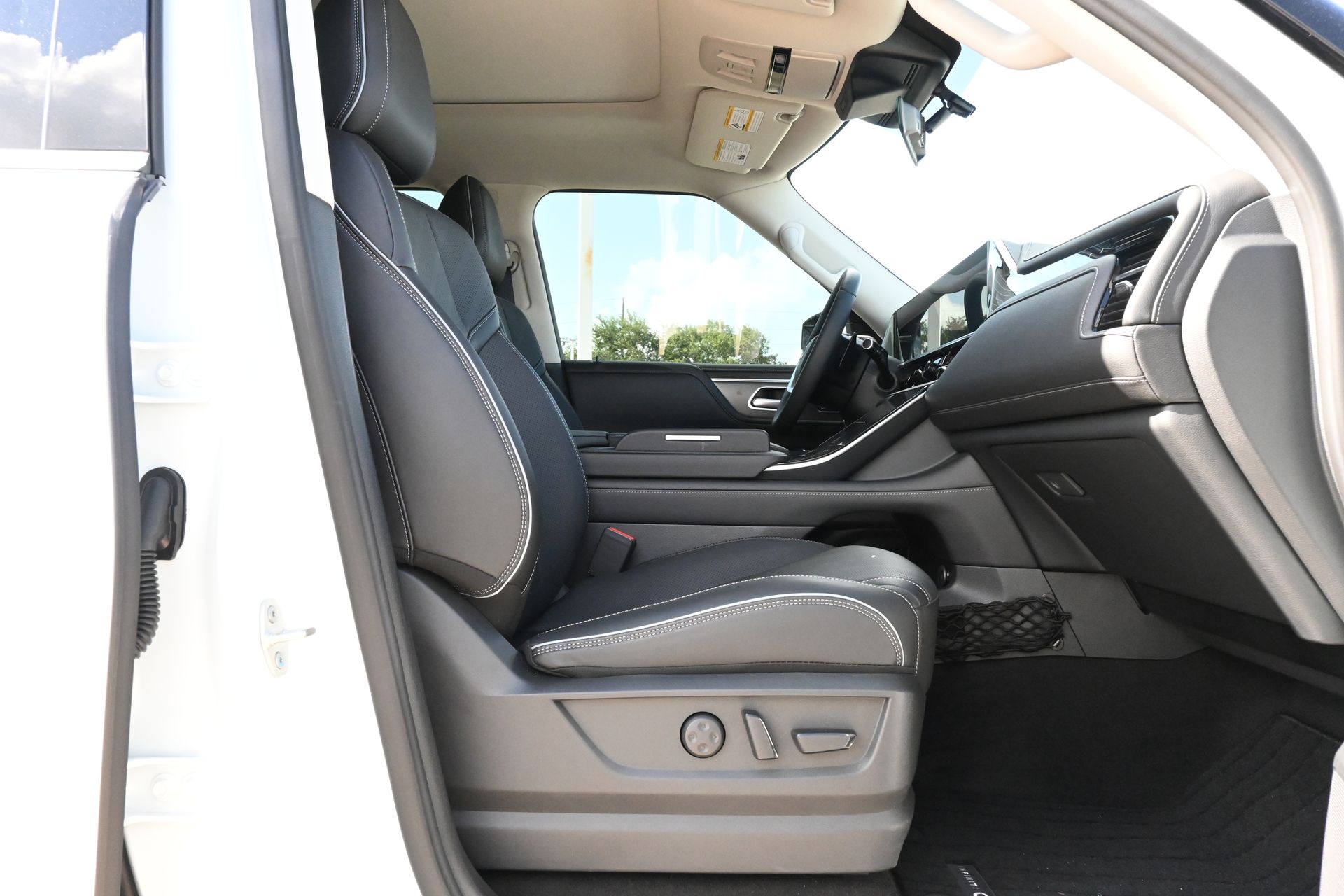 2026 INFINITI QX80 LUXE White at Genesis of Spring