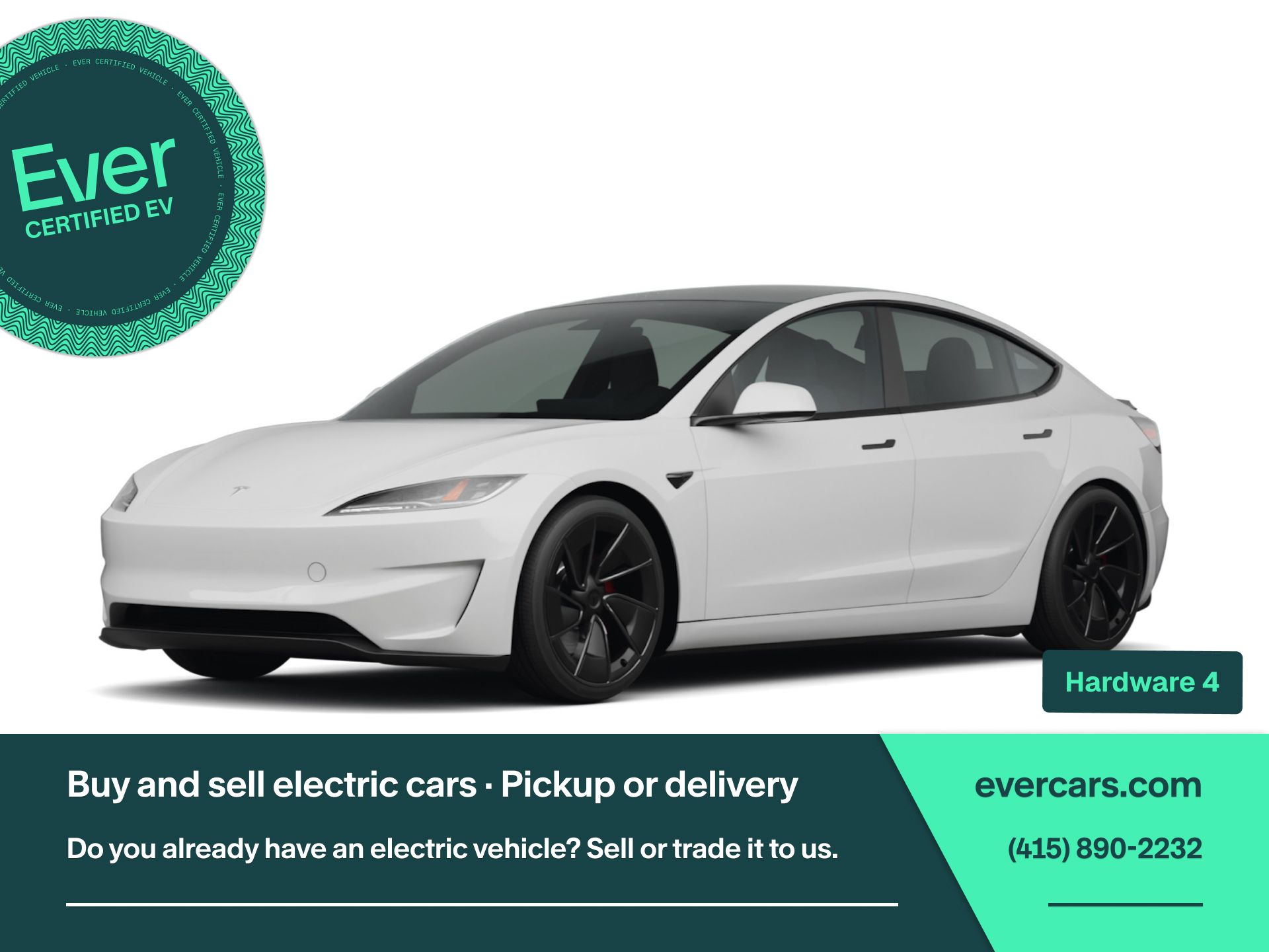 White 2026 Tesla Model 3 Premium RWD Sedan 1-Speed Automatic