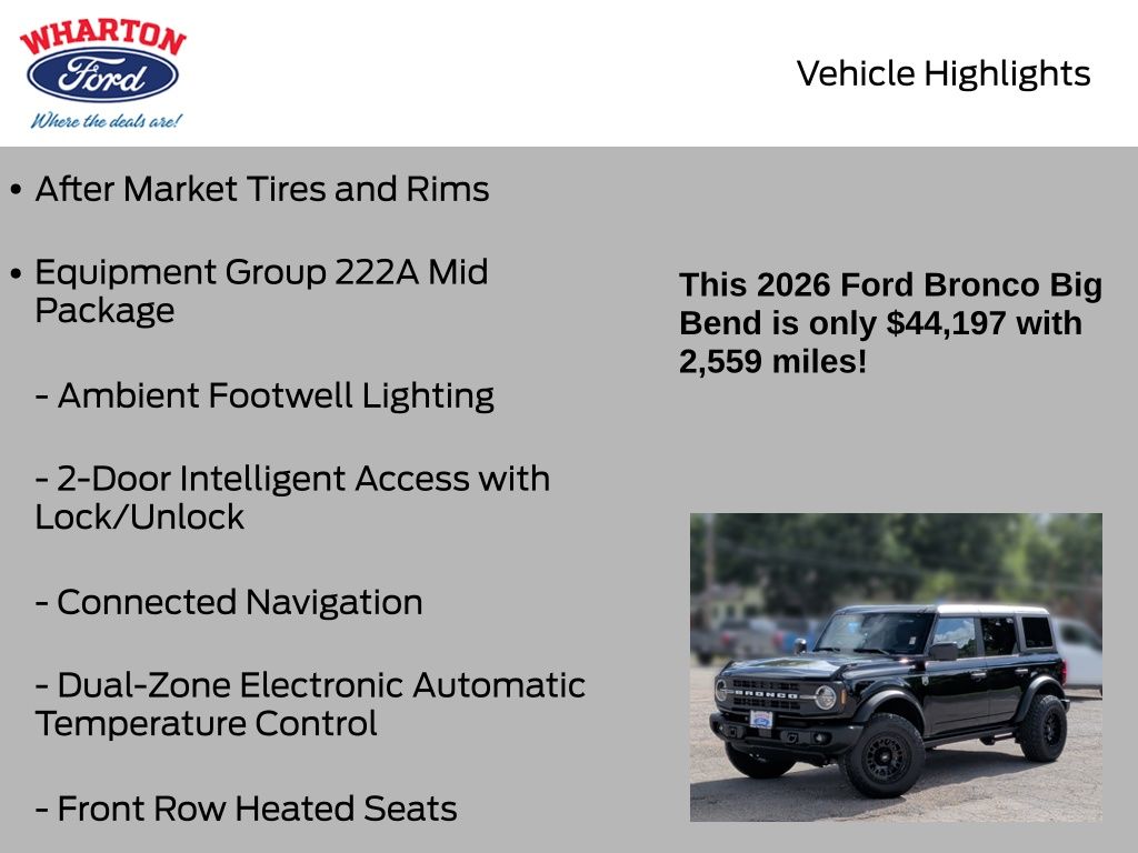 2026 Ford Bronco Big Bend - 4