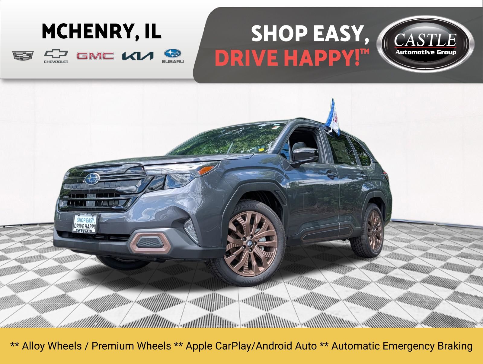 Magnetite Gray Metallic 2026 Subaru Forester SUV / Crossover All-Wheel Drive Continuously Variable Transmission