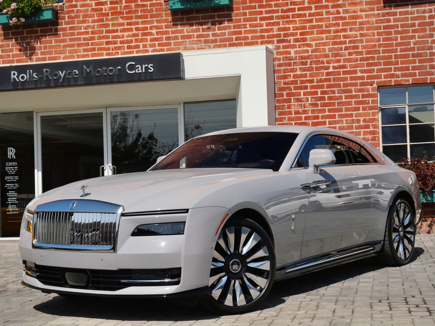 Tempest Gray 2024 Rolls-Royce Spectre Coupe All-Wheel Drive 1-Speed Automatic