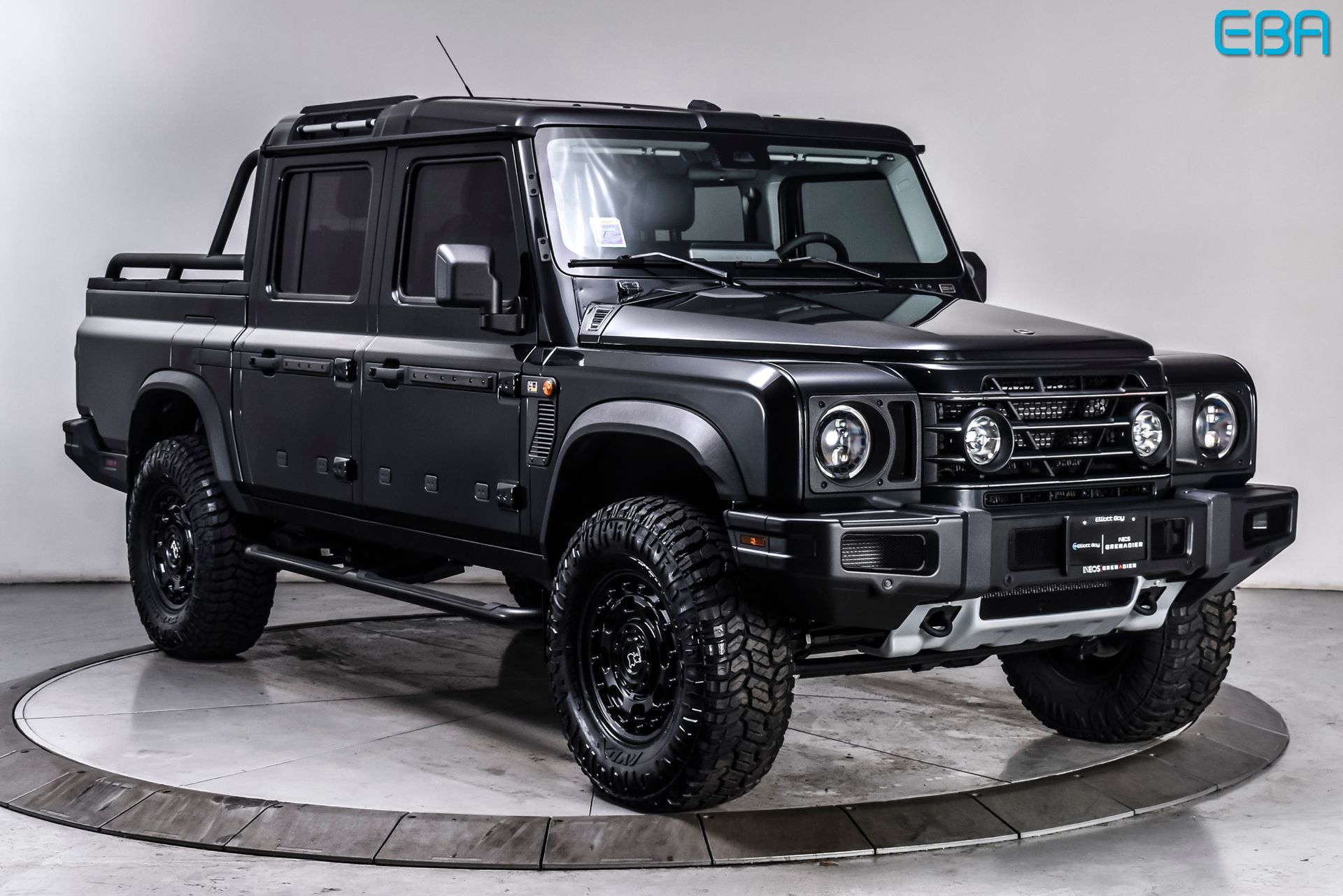 Gray 2025 Ineos Quartermaster Fieldmaster 4WD Pickup Truck Four-Wheel Drive 8-Speed Automatic