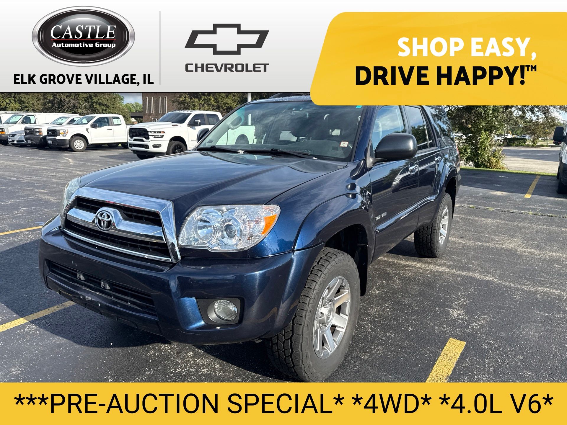 Blue 2006 Toyota 4Runner SUV / Crossover Four-Wheel Drive 5-Speed Automatic Overdrive