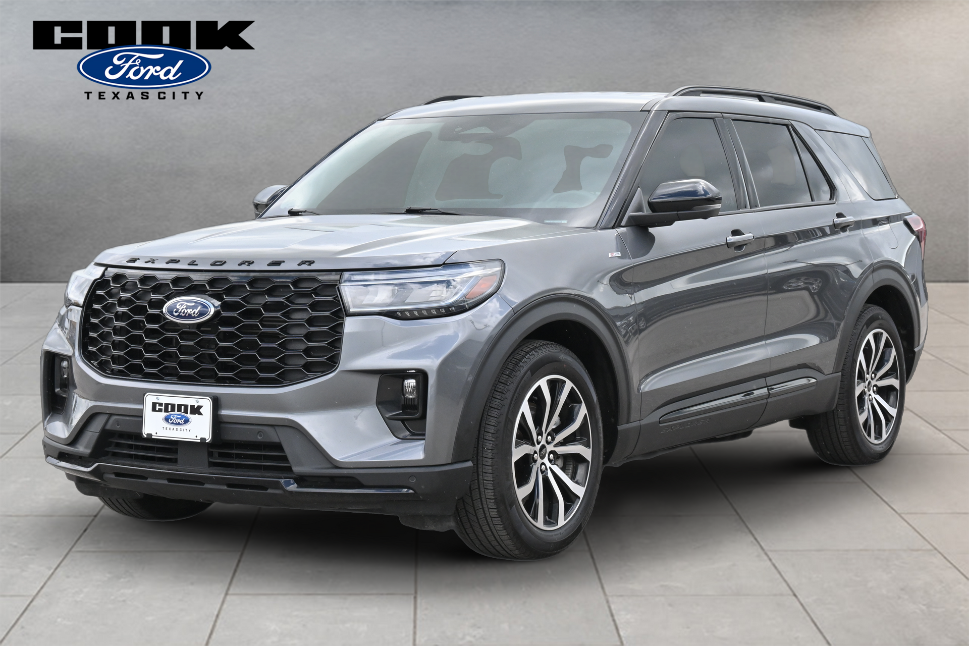 2025 Ford Explorer ST-Line Gray at Baytown Hyundai
