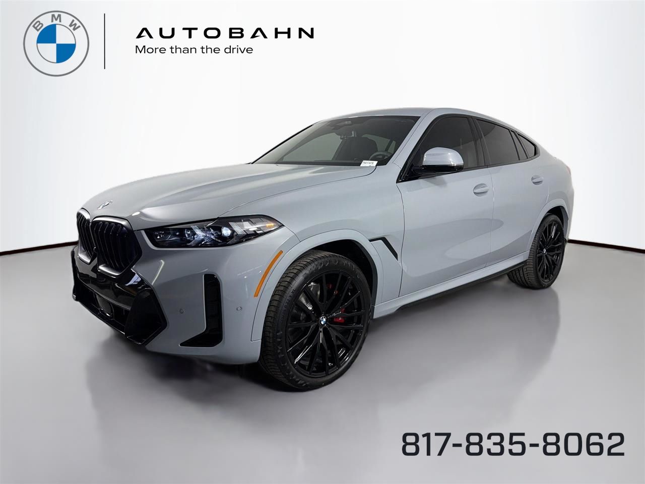 Gray (Brooklyn Grey Metallic) 2026 BMW X6 xDrive40i SUV / Crossover All-Wheel Drive 8-Speed Automatic