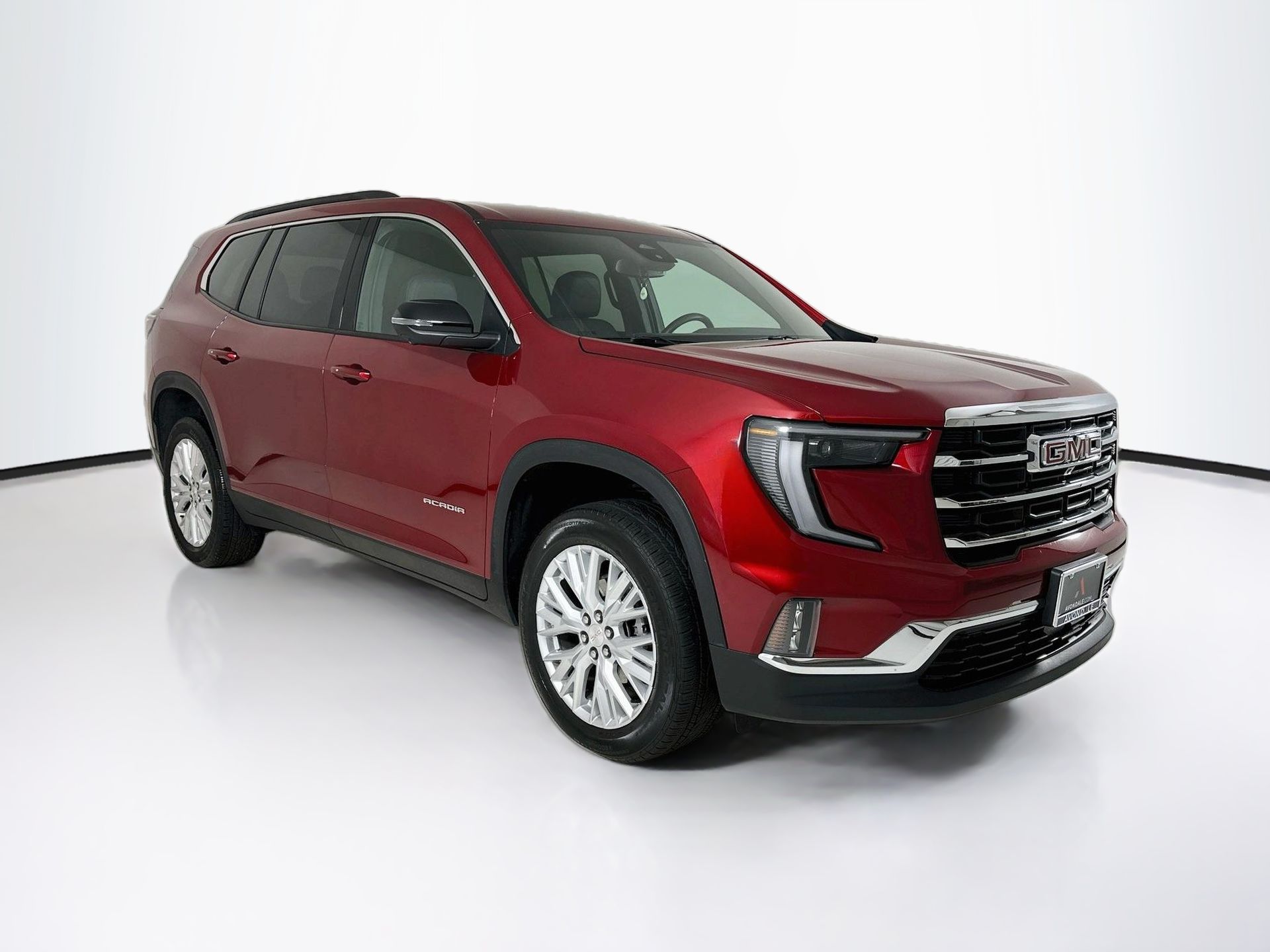 Volcanic Red Tintcoat 2025 GMC Acadia SUV / Crossover Front-Wheel Drive 8-Speed Automatic