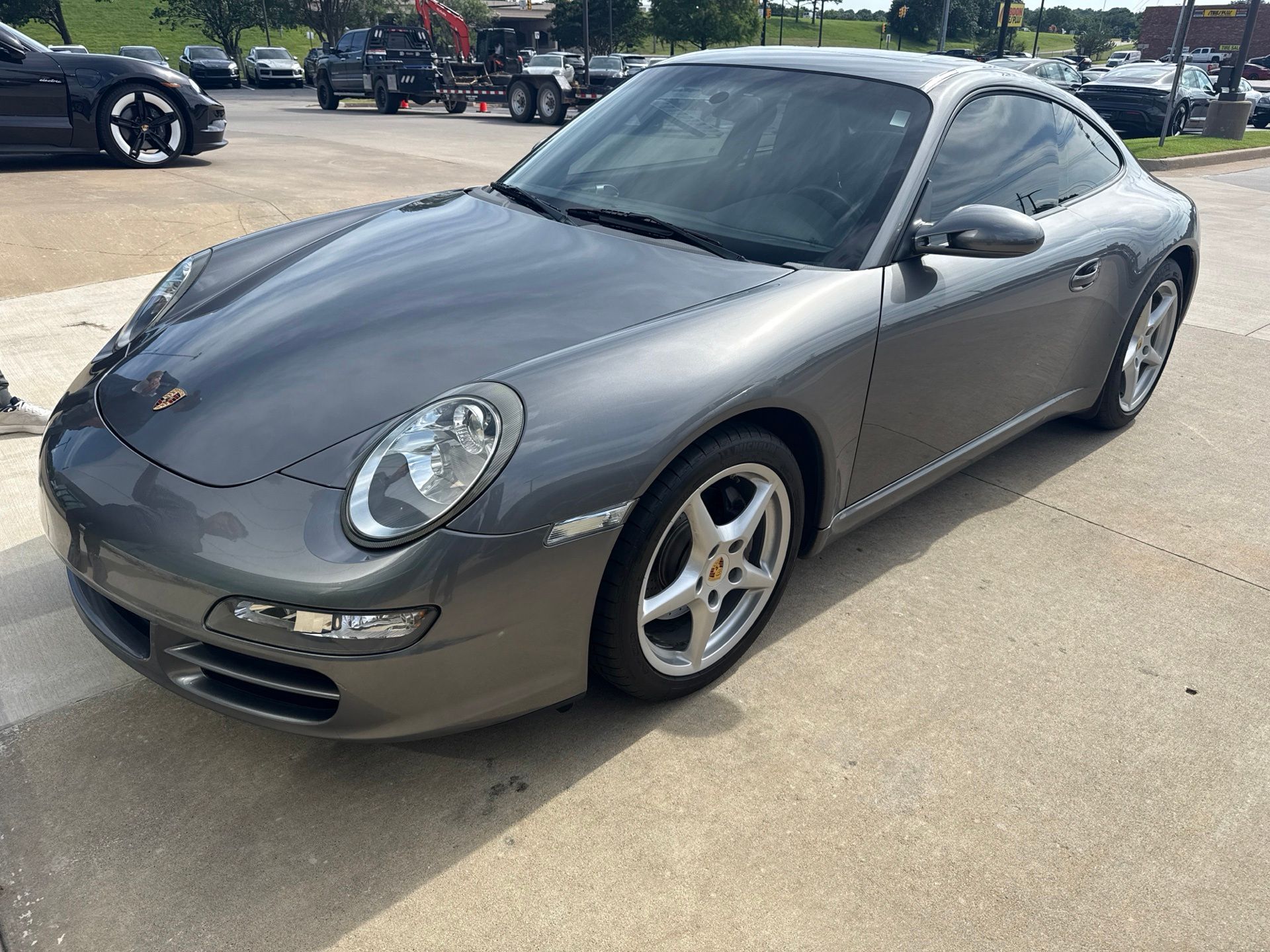 Gray 2008 Porsche 911 Coupe Rear-Wheel Drive Automatic