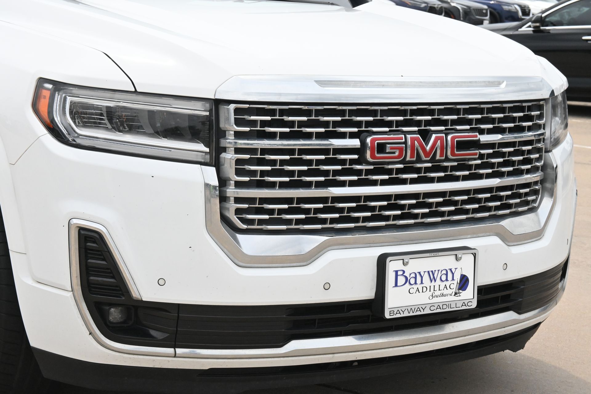 2023 GMC Acadia Denali White at Bayway Cadillac Southwest