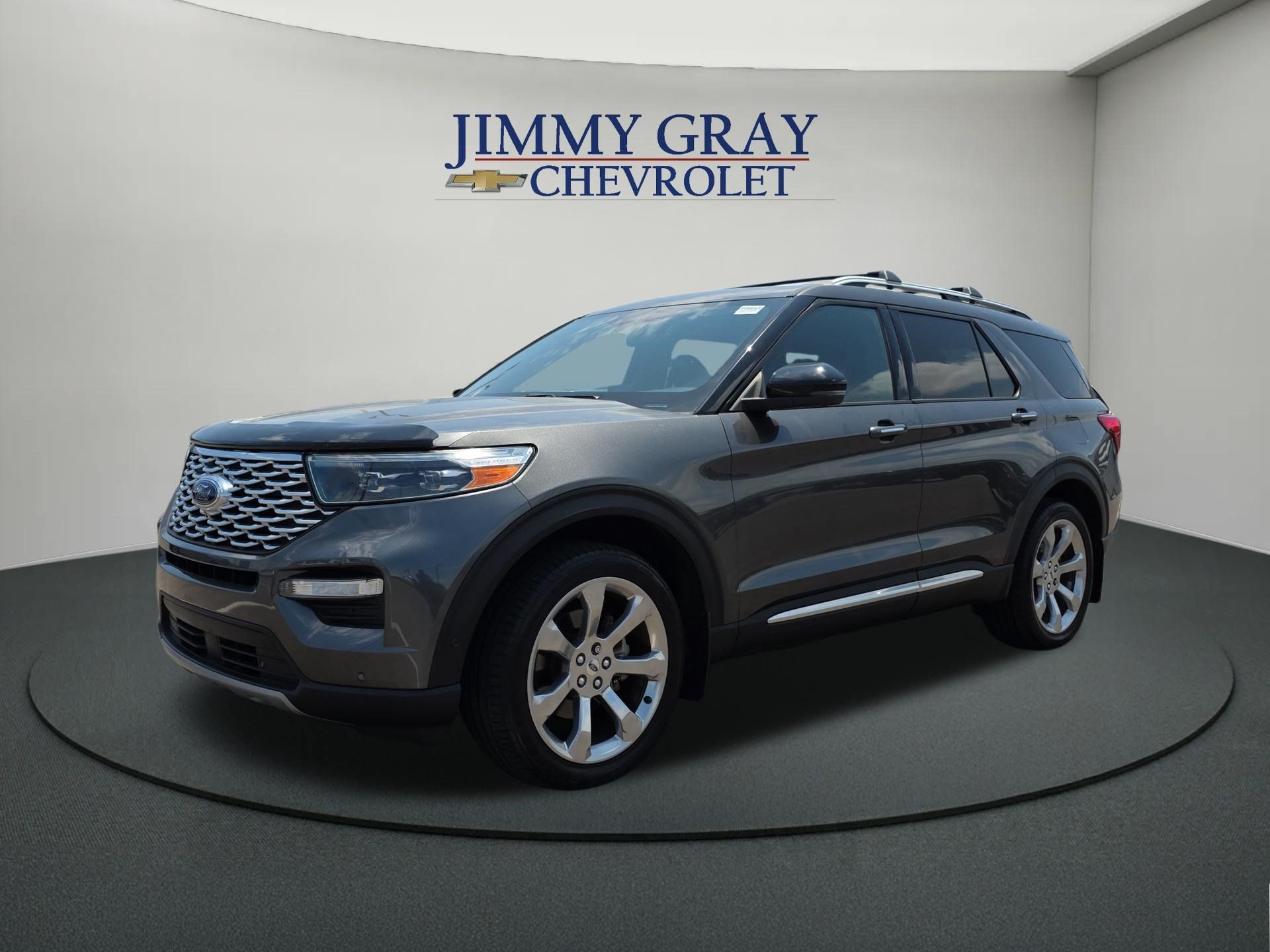 Gray (Magnetic Metallic) 2020 Ford Explorer SUV / Crossover All-Wheel Drive Automatic