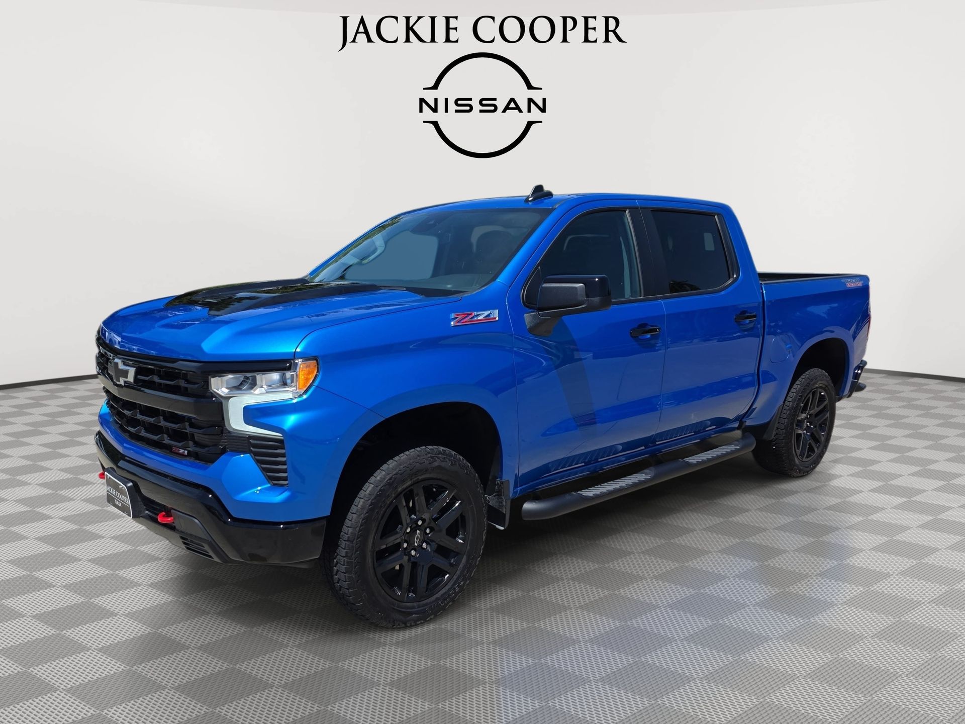 Riptide Blue Metallic 2025 Chevrolet Silverado 1500 Pickup Truck Four-Wheel Drive Automatic