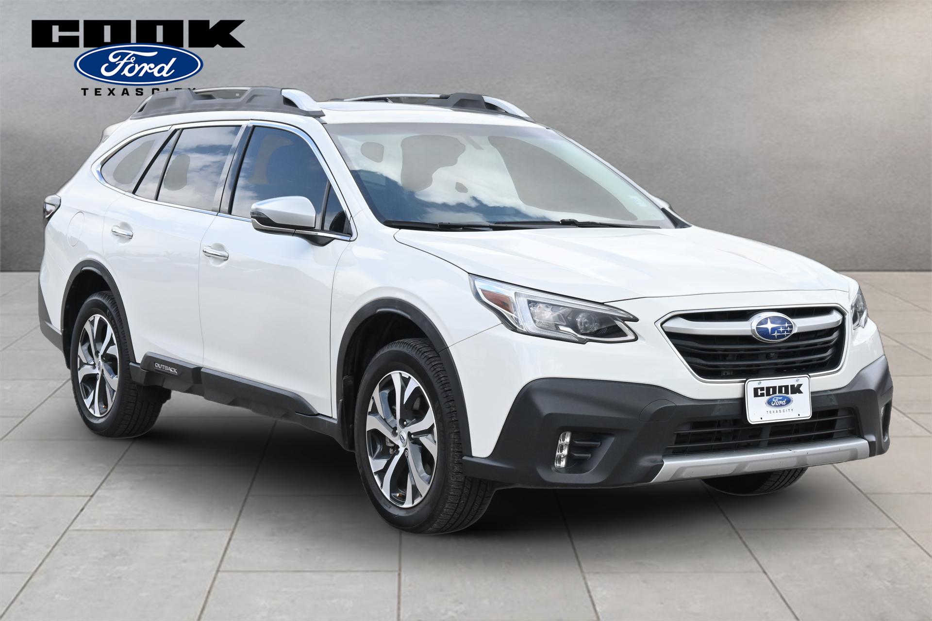 2021 Subaru Outback Touring XT White at Baytown Hyundai