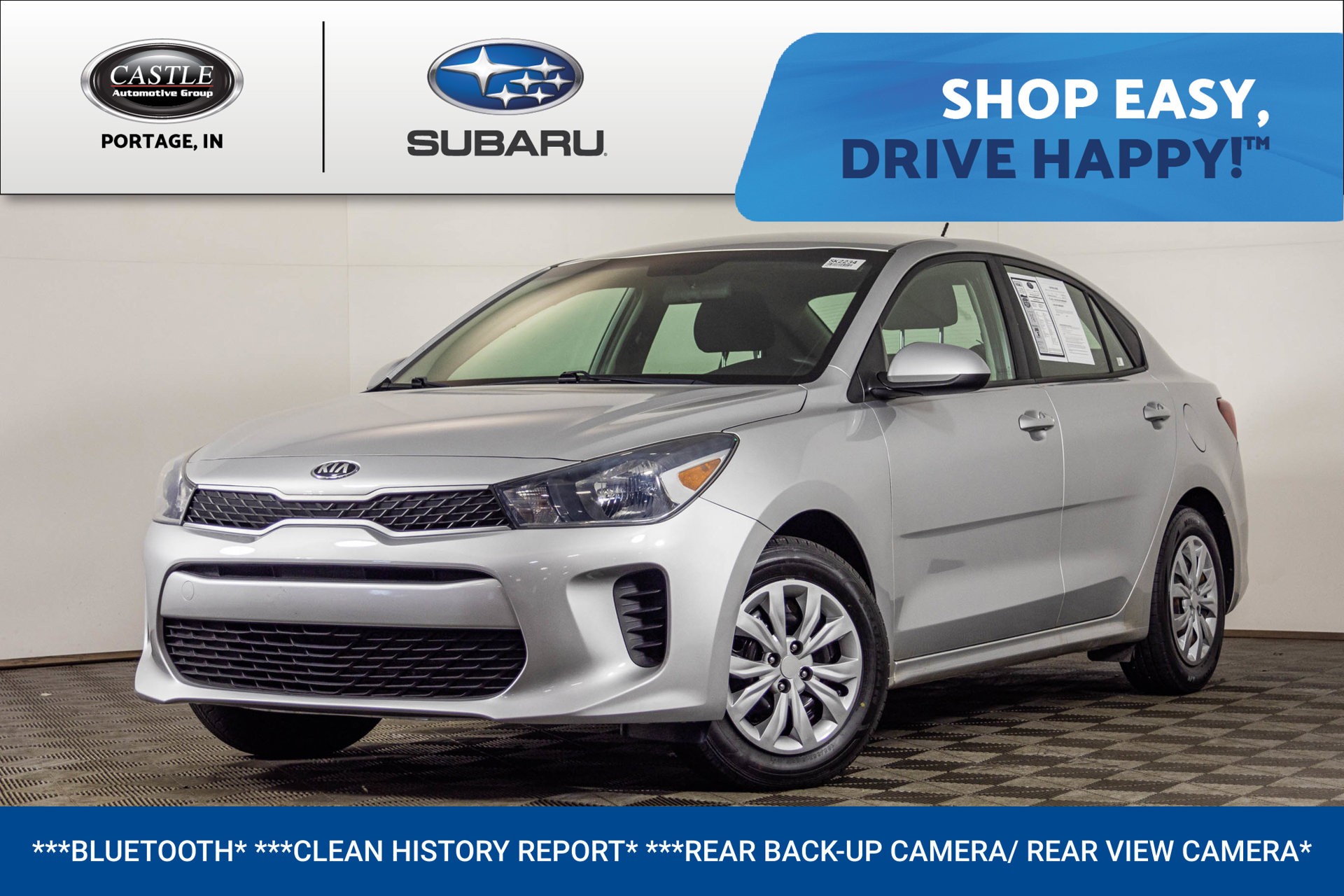 Silky Silver 2020 Kia Rio Sedan Front-Wheel Drive Continuously Variable Transmission