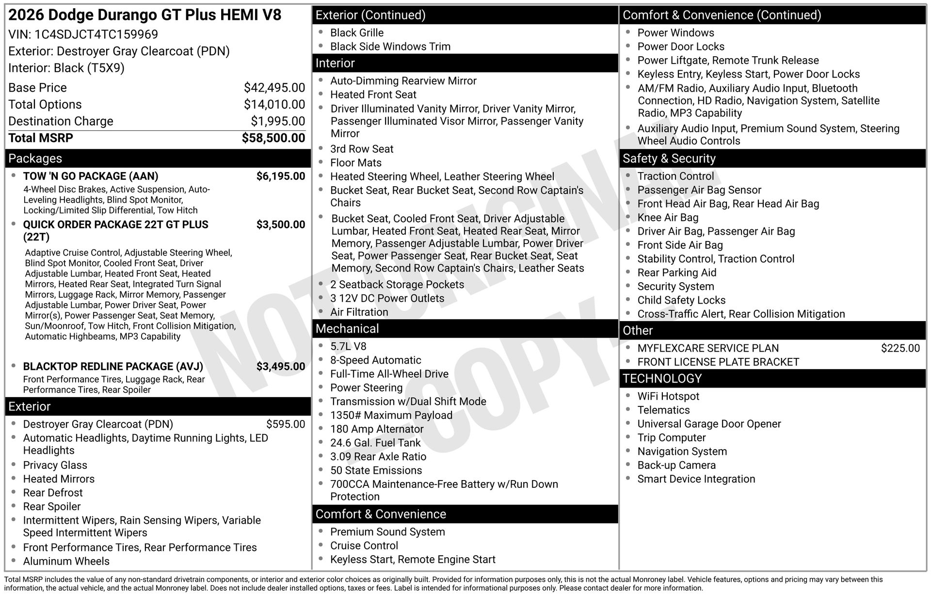 2026 DODGE DURANGO - Image 3