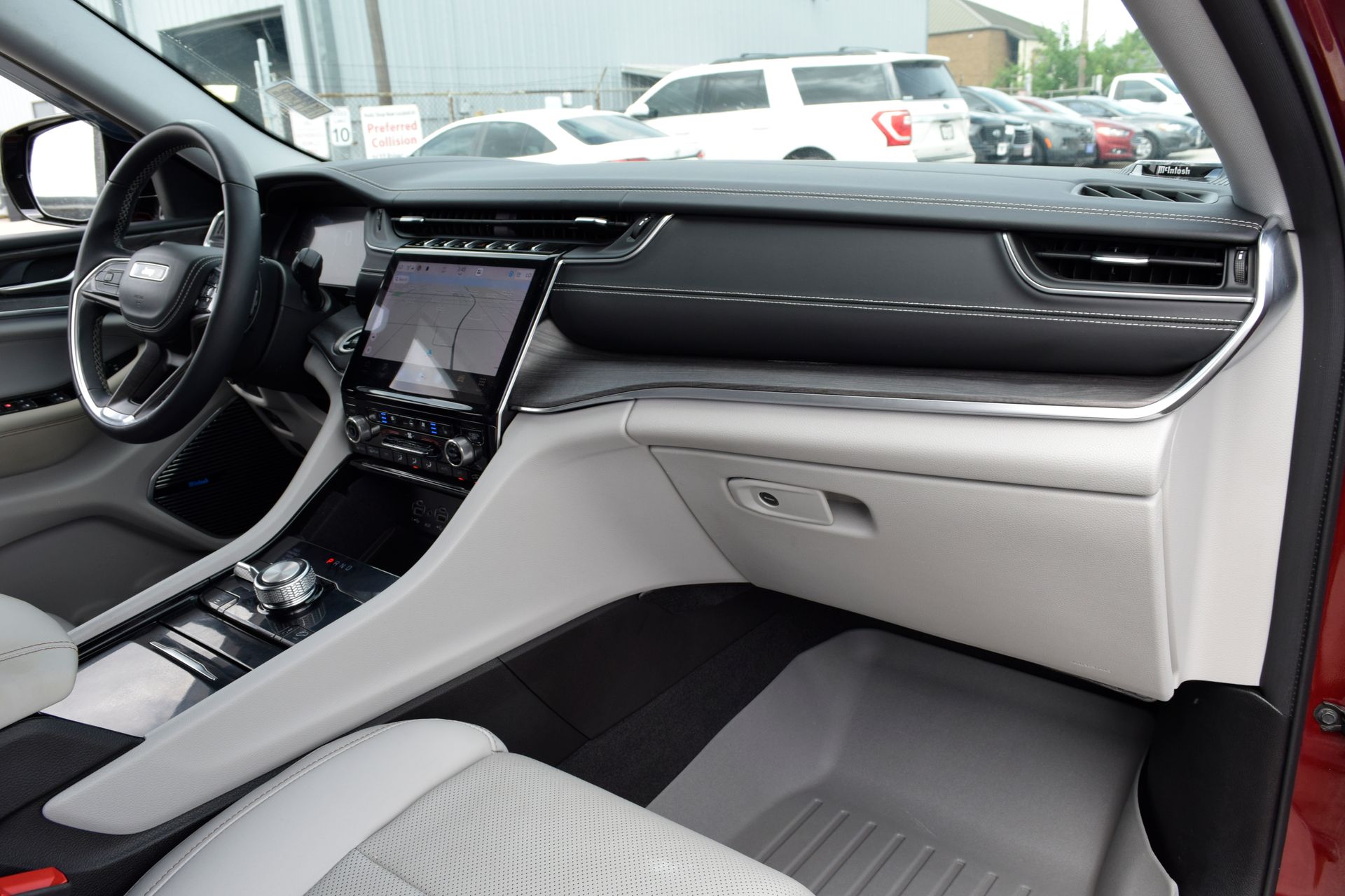 2021 Jeep Grand Cherokee L Overland Red at Bayshore Chrysler Jeep Dodge Ram